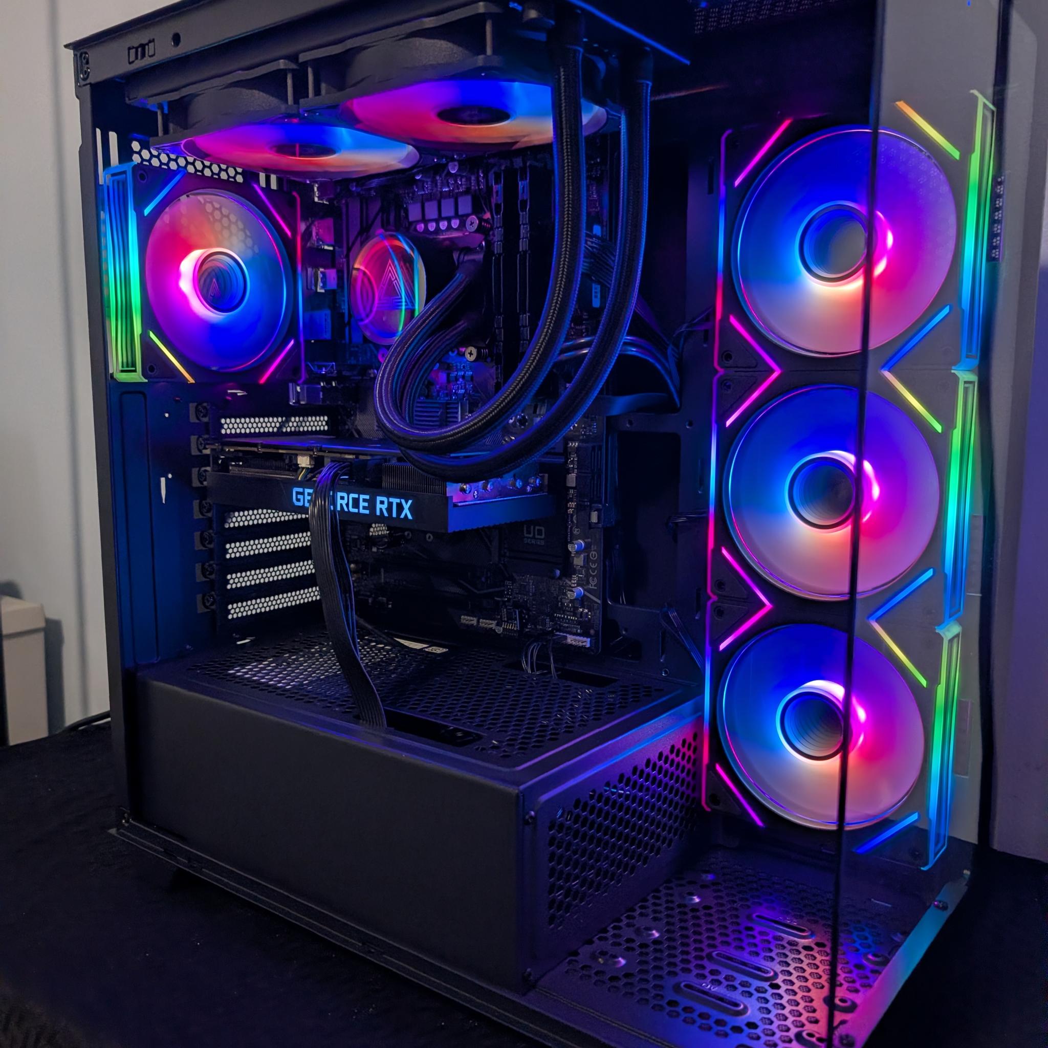 RTX 3060 ti-Intel I7-11700-32GB DDR4 3200-1.5TB Total Storage Gaming PC