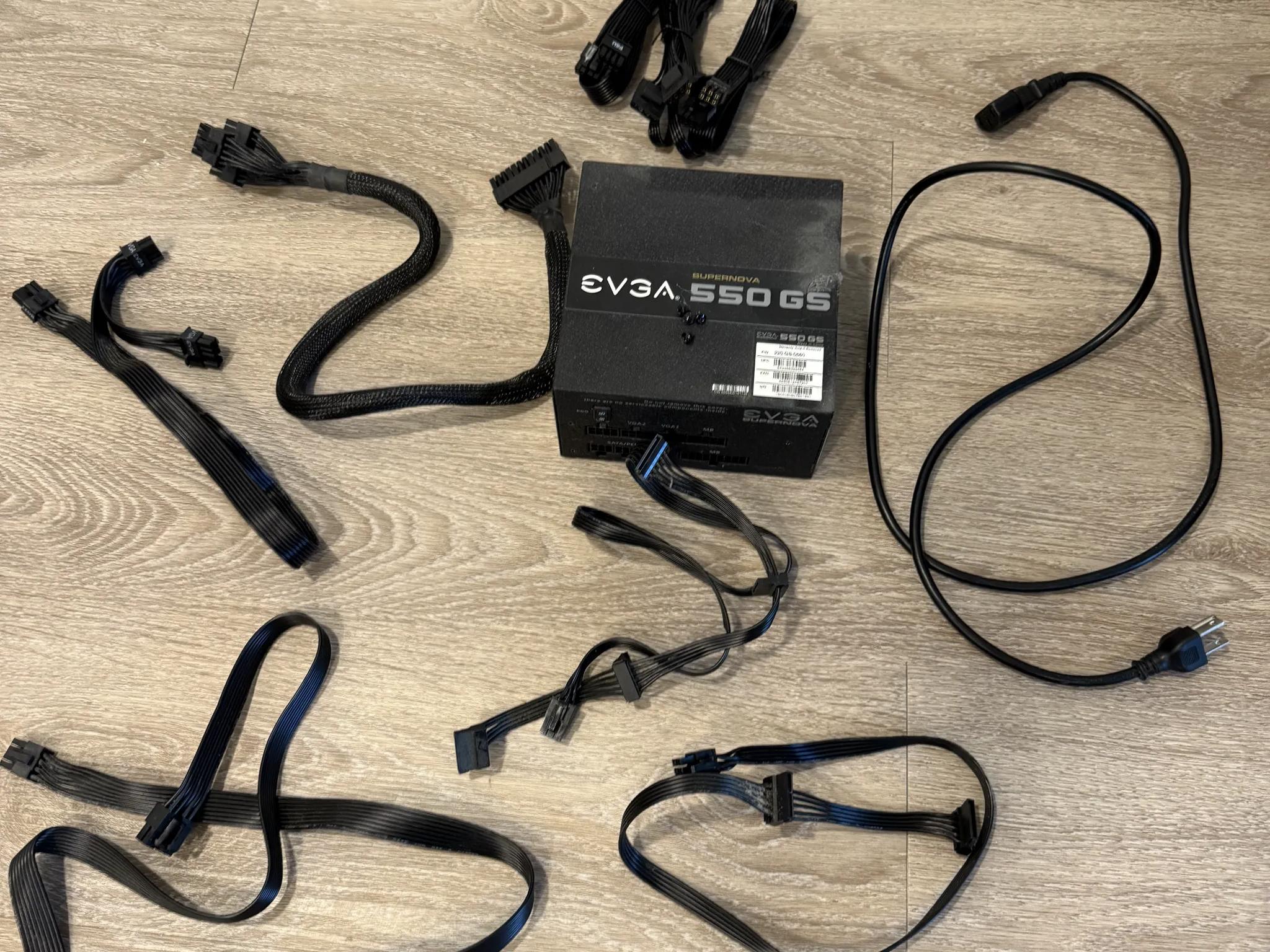 EVGA SuperNOVA 550 GS 550 W 80+ Gold Certified Fully Modular ATX Power Supply