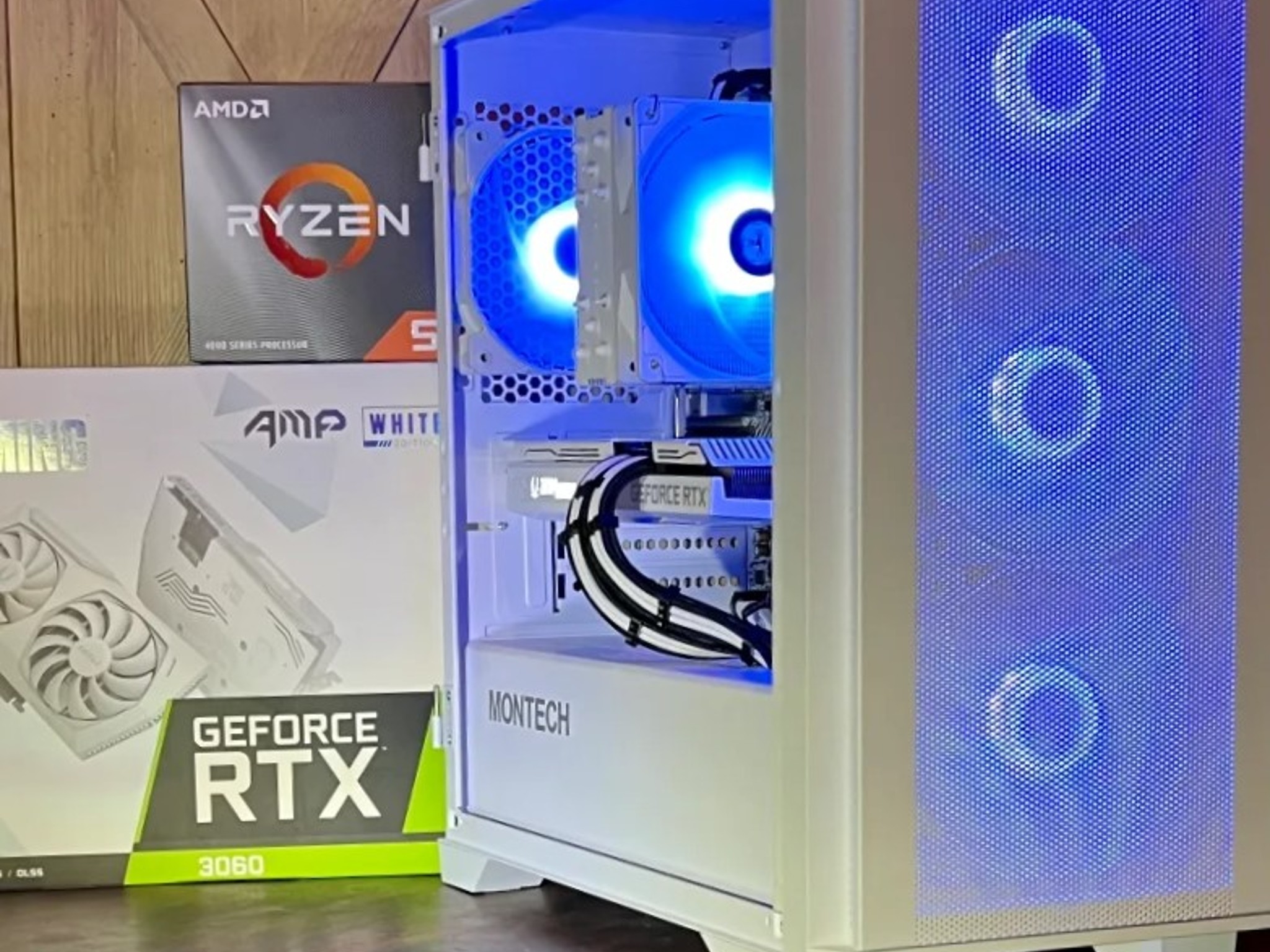 (v1 frost) starter pack for streaming and gaming ryzen 5, 3060 12g, 16 ram,