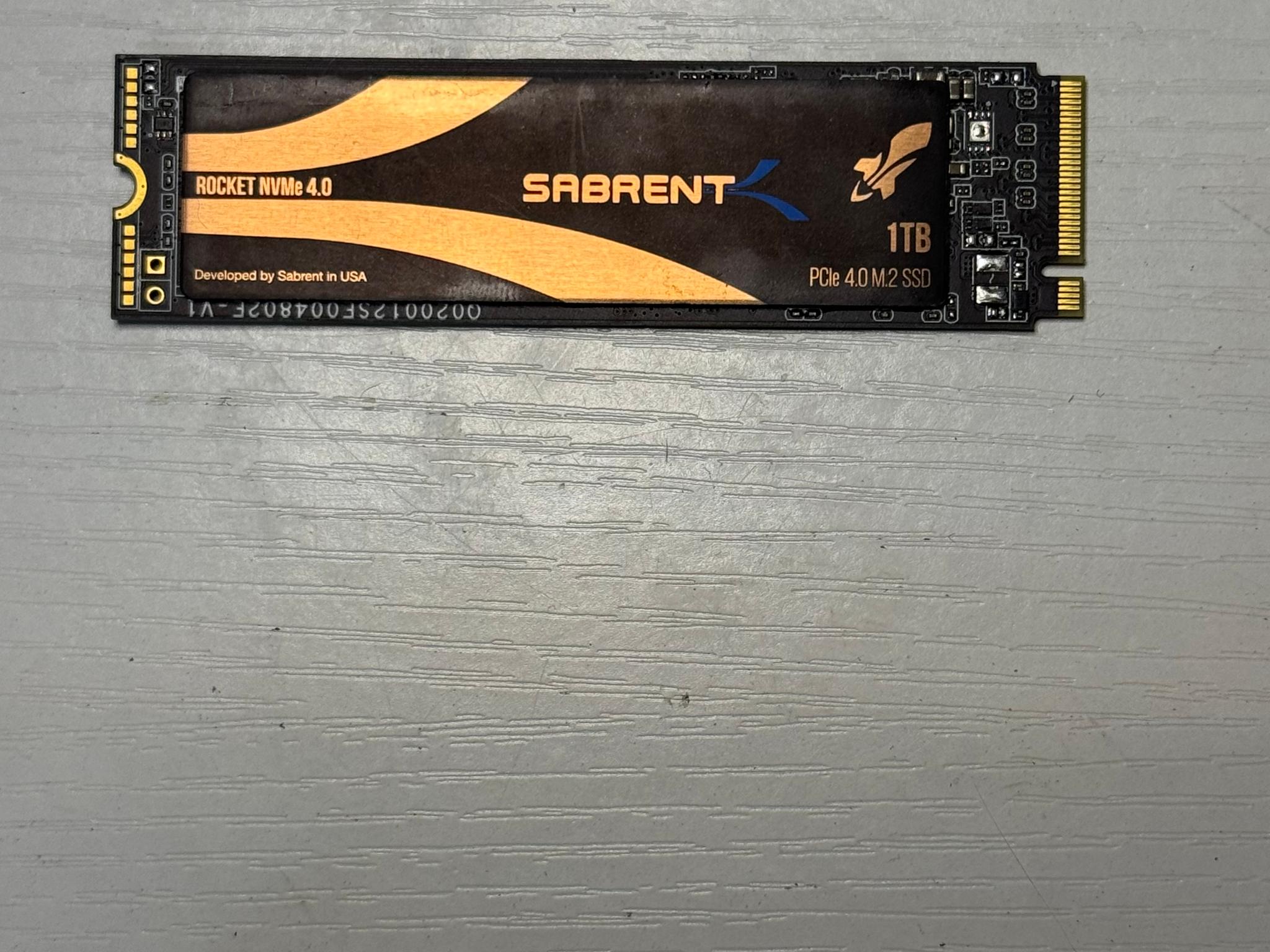 1TB SSD NVMe 4.0
