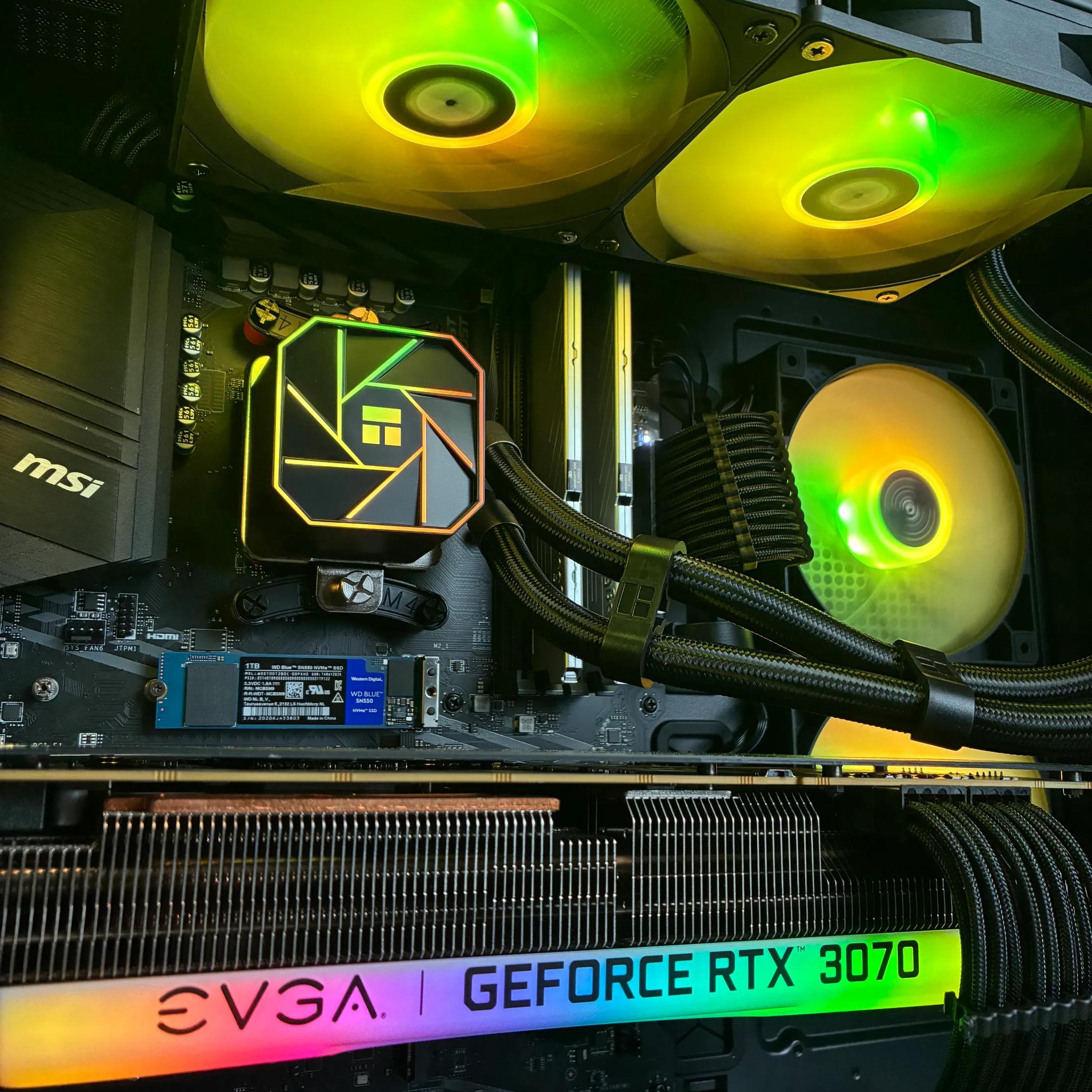 ⚫ Ryzen 7 5700X/RTX 3070 Gaming PC ⚫