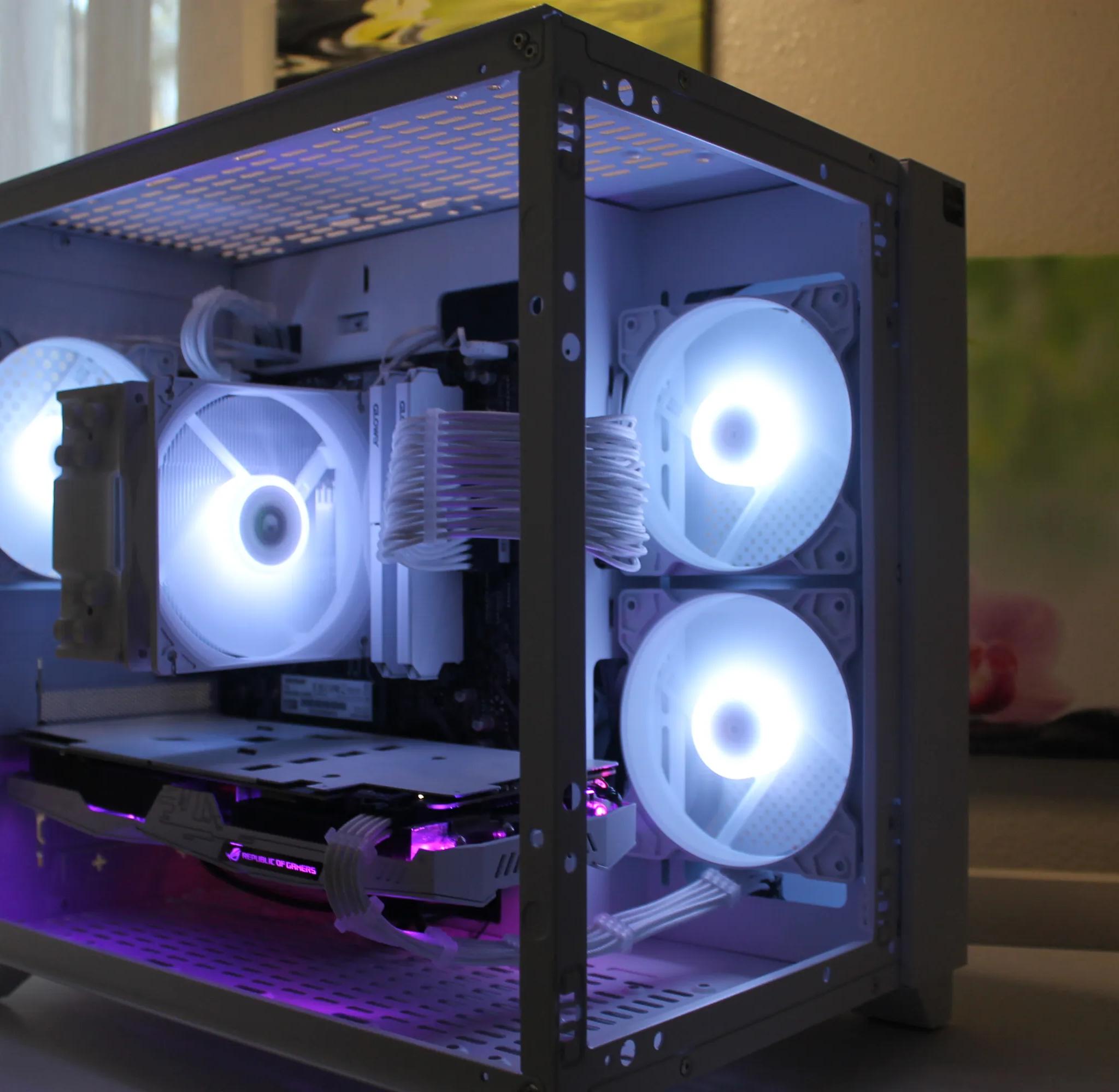 🤍💜1080p MONSTER |Gaming PC | Ryzen 7 | ROG | RGB | WI-FI🤍💜