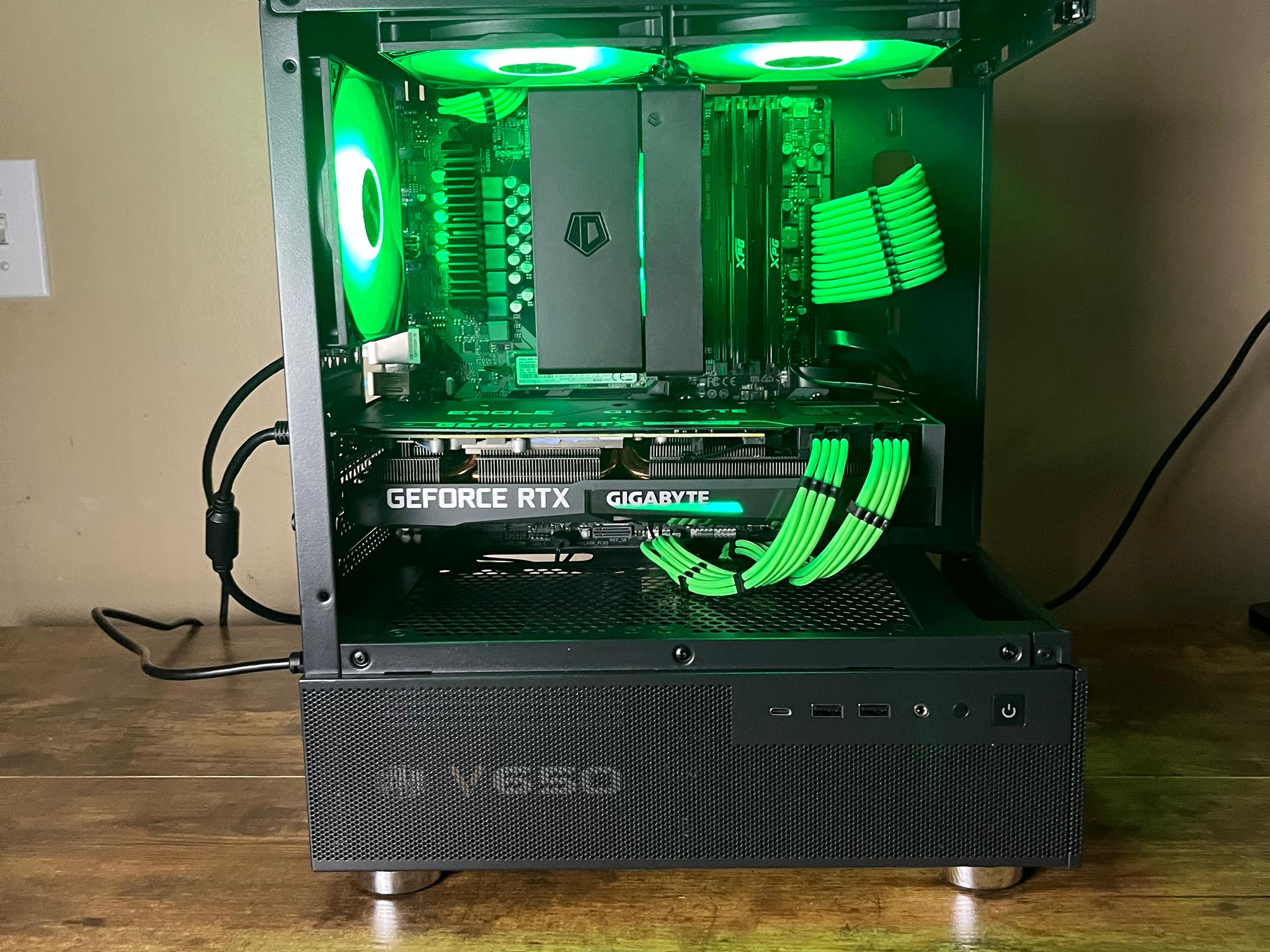 💚🖤Emerald Force Gaming PC🖤💚RTX 3070TI💚🖤Ryzen 5 7600🖤💚16GB DDR5💚🖤1TB NVME SSD🖤💚