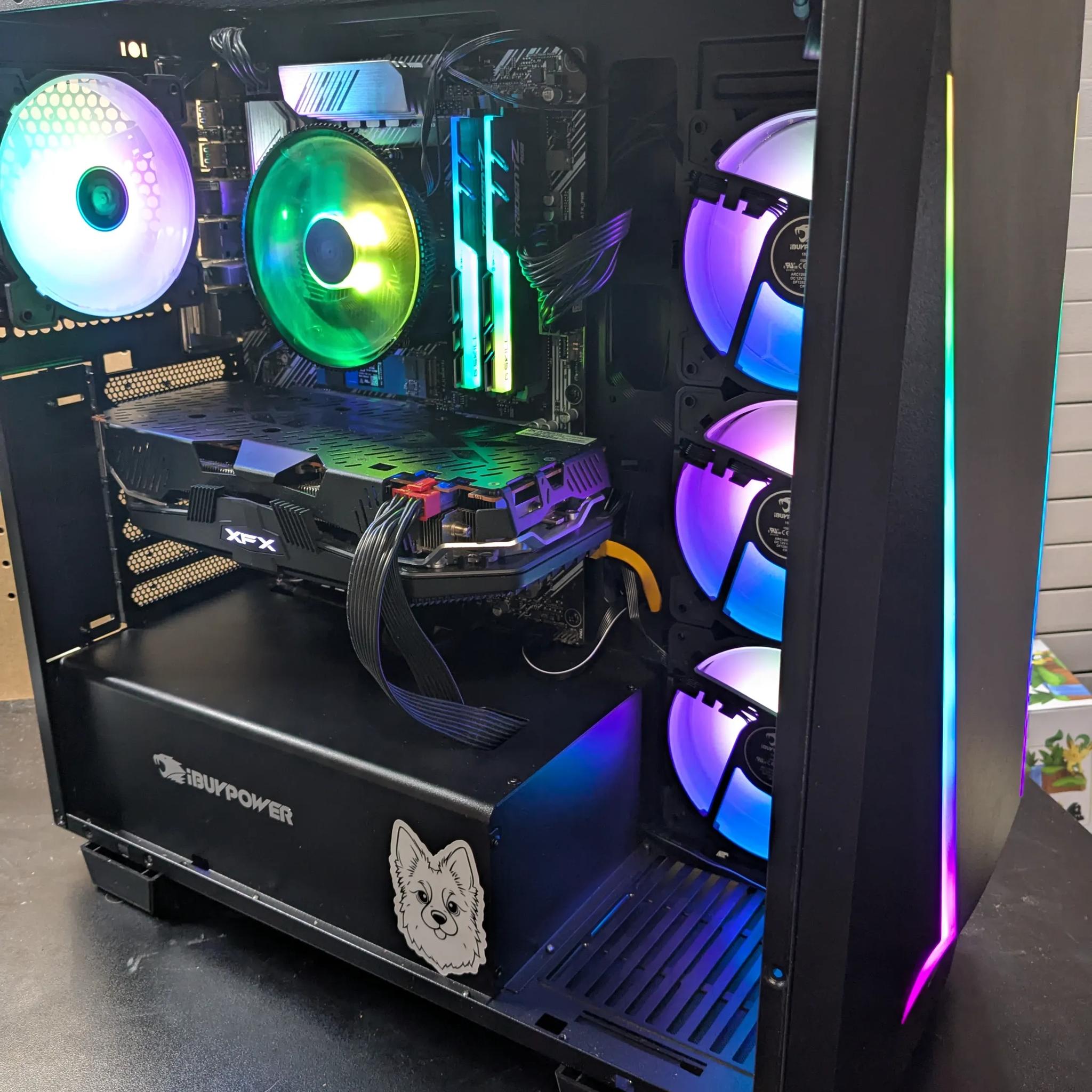 220 FPS Fortnite | 180 Day Warranty | RGB! Ryzen 5 5500, 16GB RAM, RX 5600 XT 6GB, 512GB SSD, Win11