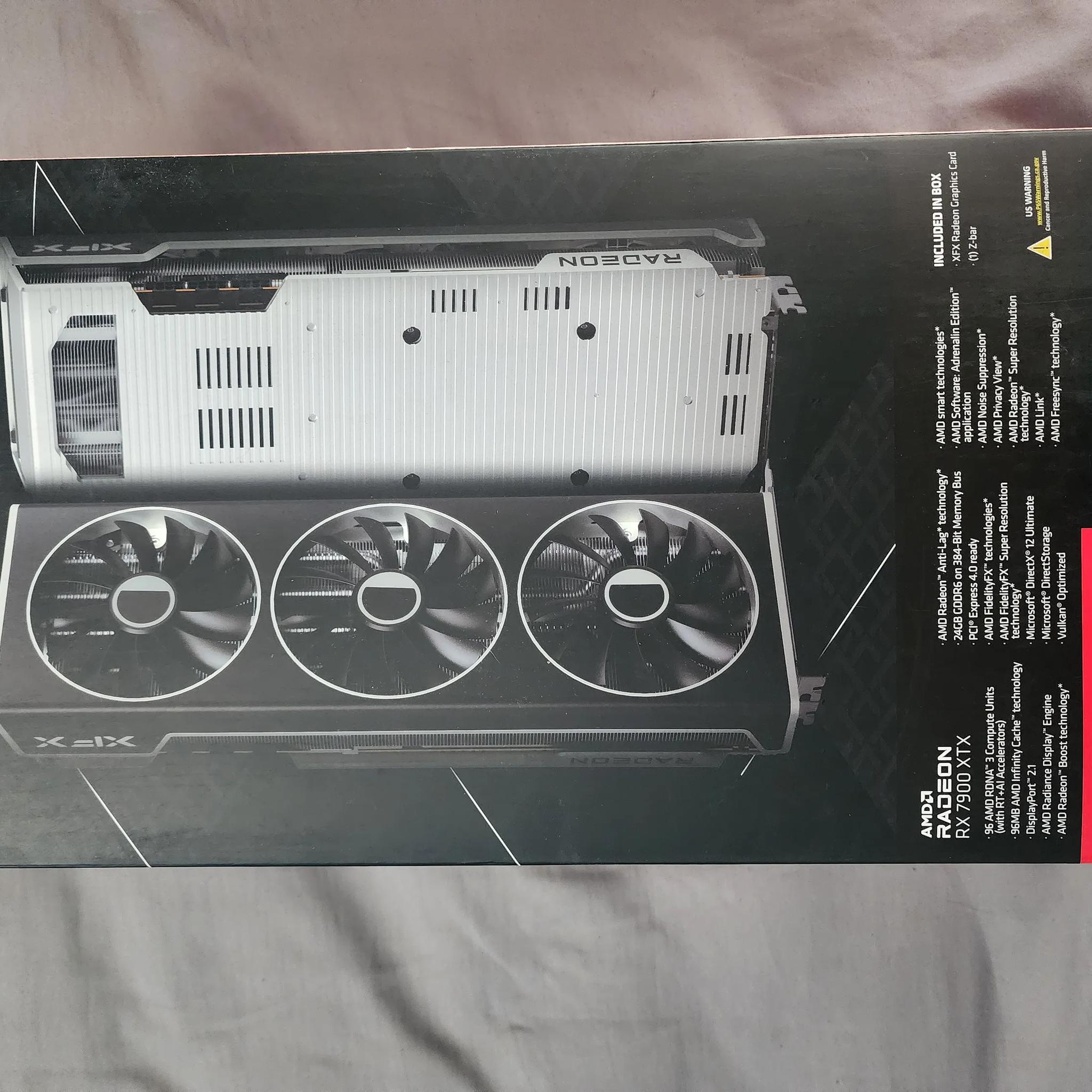 RX 7900XTX XFX merc 310 Black