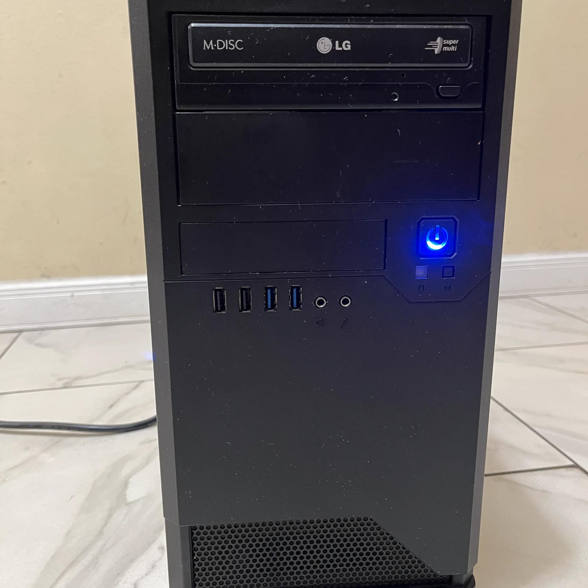 🖥️ Budget Sleeper Office Gaming PC –  Intel i5-7400, NVIDIA GTX 1060 6GB, 1TB Storage & 12GB RAM 🟢🔵
