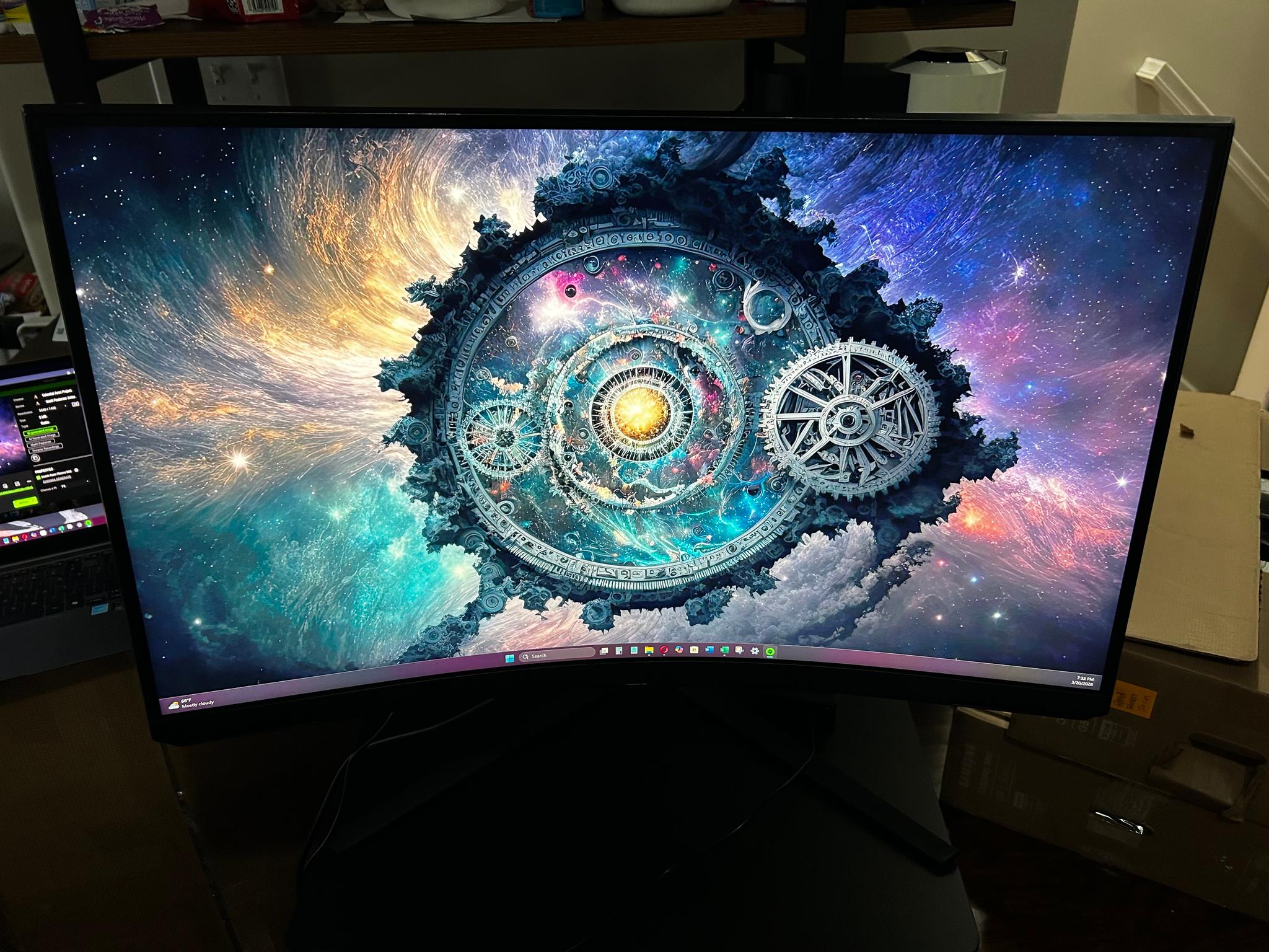 Samsung Odyssey Neo G8 32" 4K Ultra HD (3840 x 2160) 240Hz Curved Screen Monitor