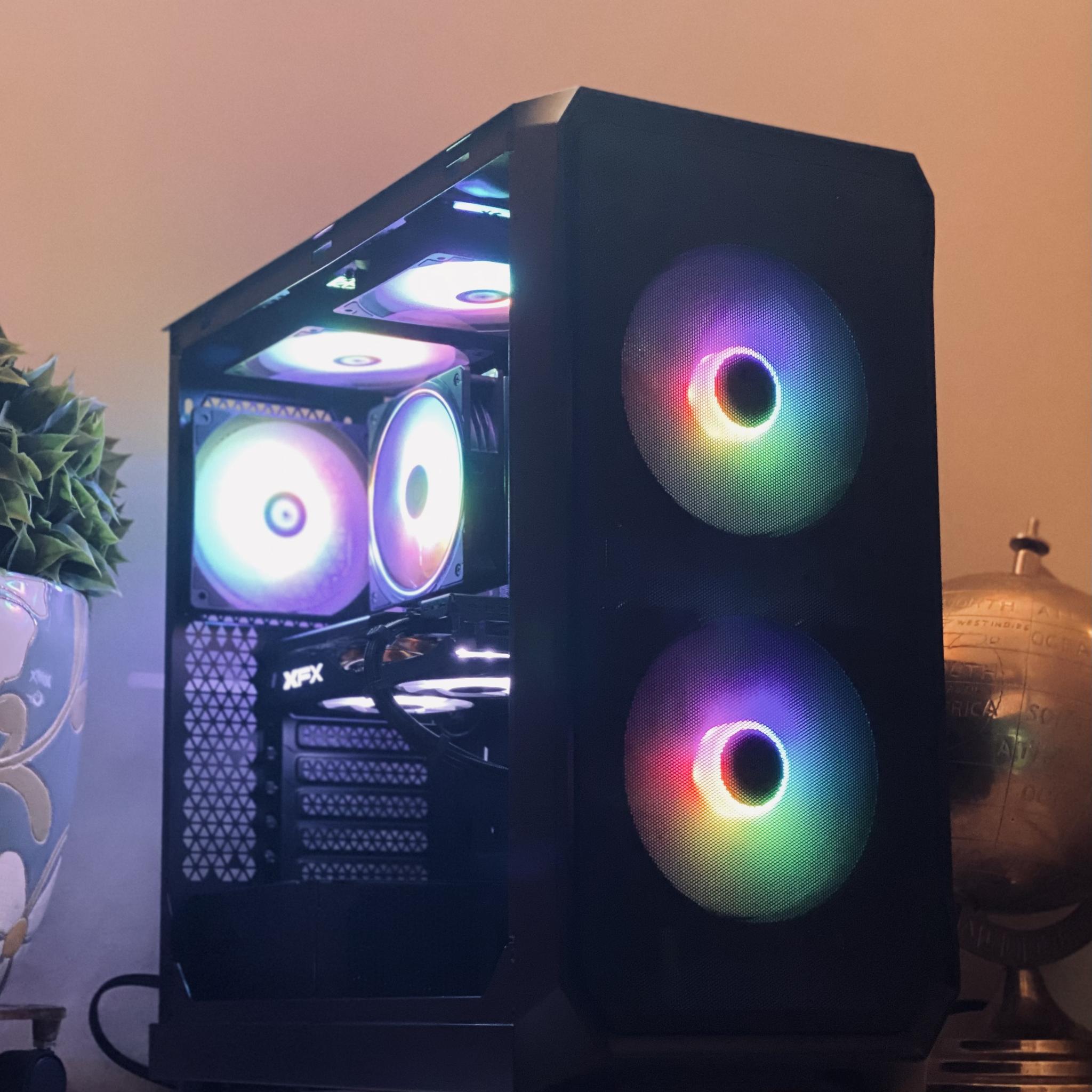 ⚫️1080p Gaming pc ⚡️| Intel Core I57600 |XFX RX 470 4GB| 16GB DDR4 RAM|  800GB SSD| Windows 11 PRO