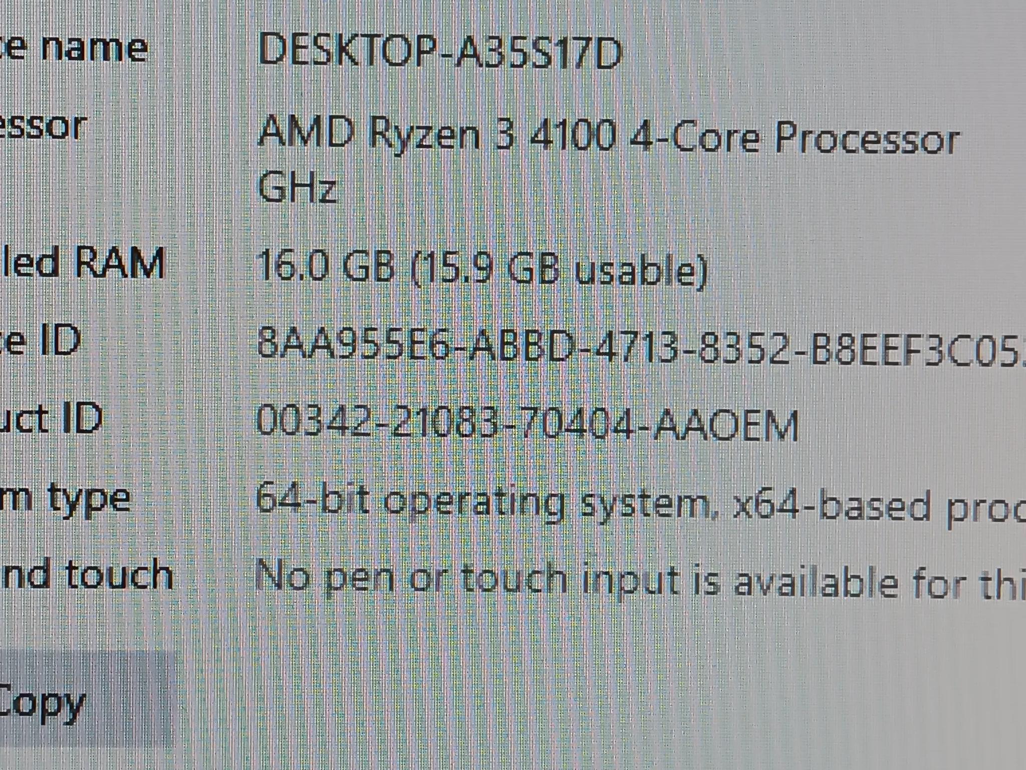 GSkill Ripjaws DDR4-3600 16GB (2X8GB) RAM Ex Condition