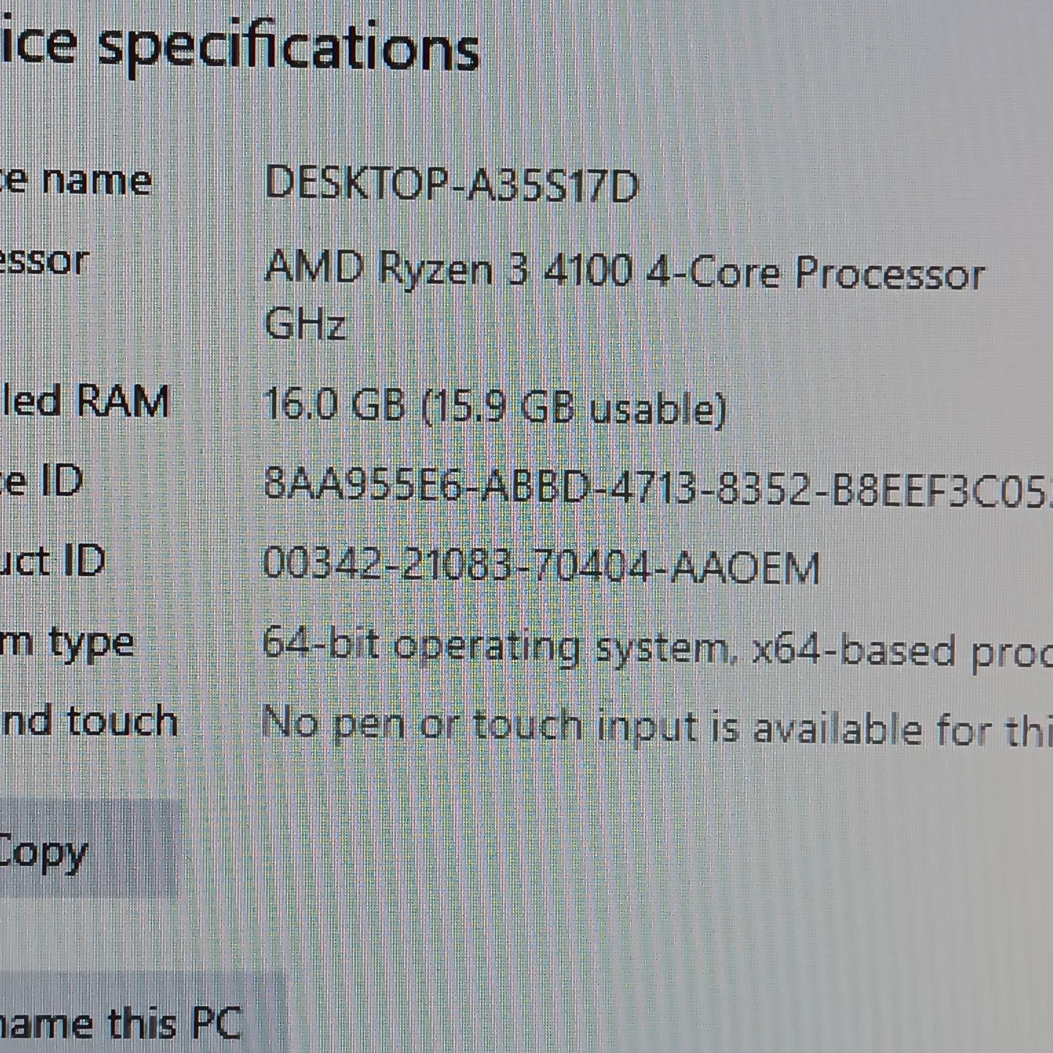 GSkill Ripjaws DDR4-3600 16GB (2X8GB) RAM Ex Condition