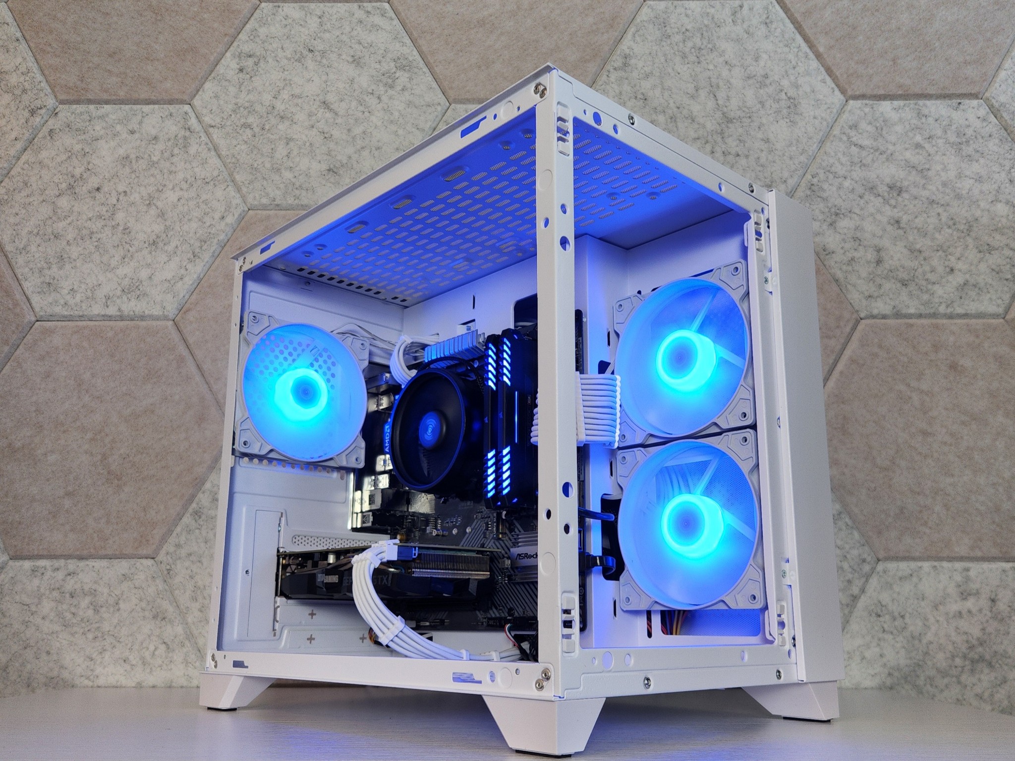 🤍1080p NVIDIA Gaming PC | GTX 1660 Ti | Ryzen 5 2600 | 16GB RAM | 500GB SSD | WIN 11 | WIFI + BT |