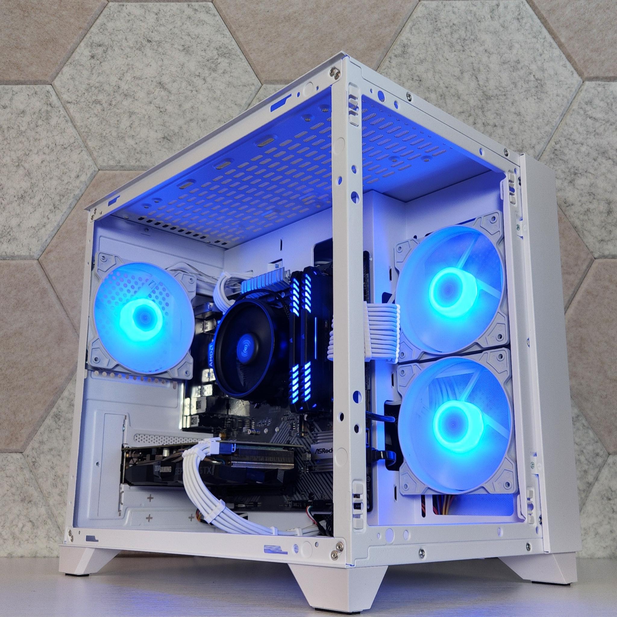 🤍1080p NVIDIA Gaming PC | GTX 1660 Ti | Ryzen 5 2600 | 16GB RAM | 500GB SSD | WIN 11 | WIFI + BT |