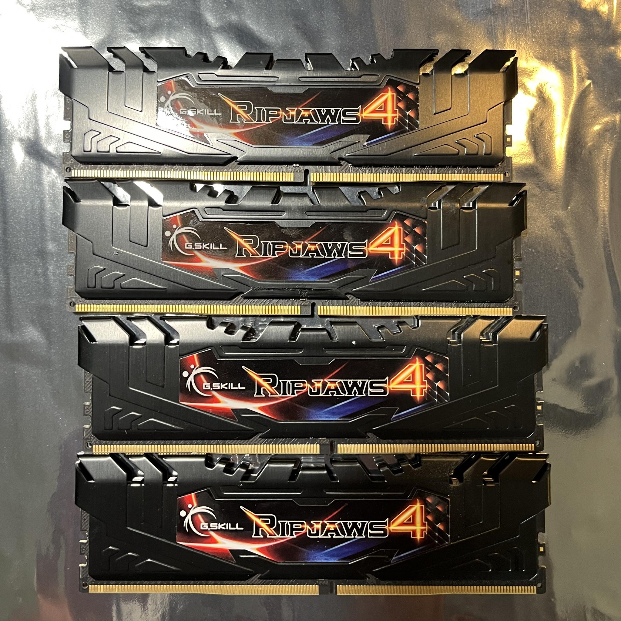 Ripjaws 32GB Kit (4X8GB) PC4-22400 DDR4-2800MHz Desktop RAM F4-2800C16Q-32GRK