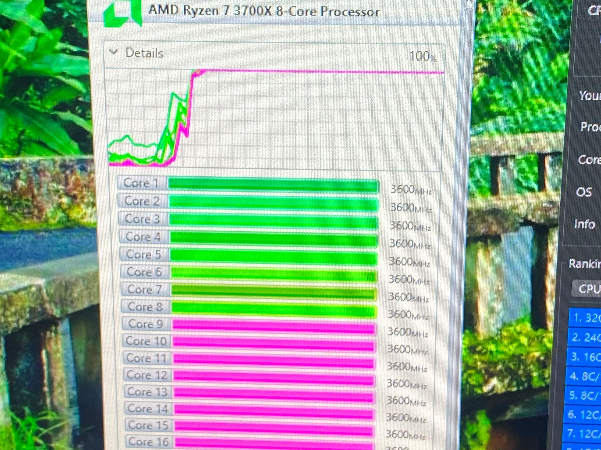 AMD Ryzen 7 3700x lightly used but just tested and running flawlessly
