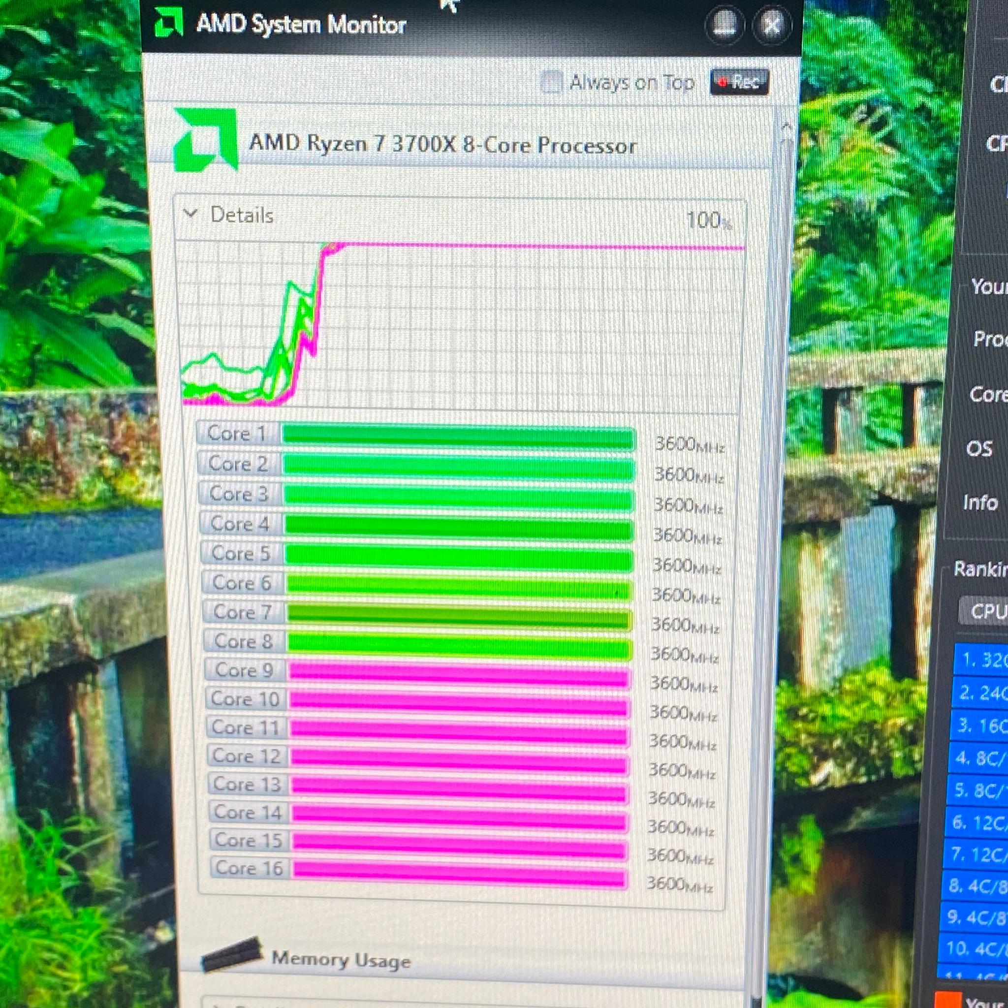 AMD Ryzen 7 3700x lightly used but just tested and running flawlessly