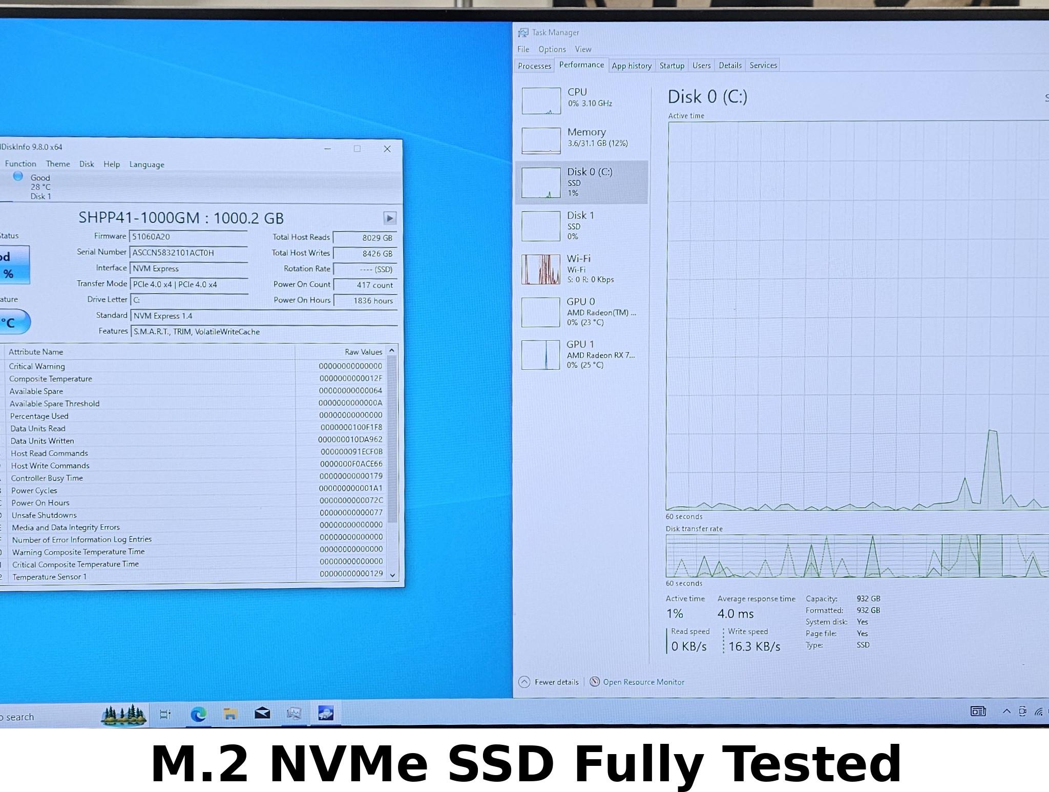 1TB NVMe M.2-382 SSD SK hynix Platinum P41