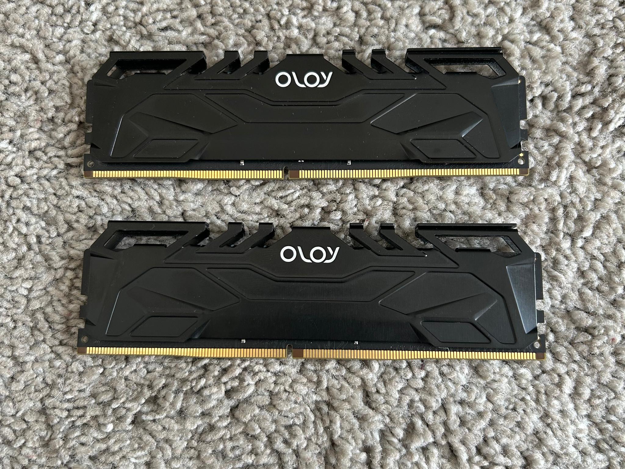 OLOy DDR4 RAM 32GB (2x16GB) Black Owl 3600 MHz CL18