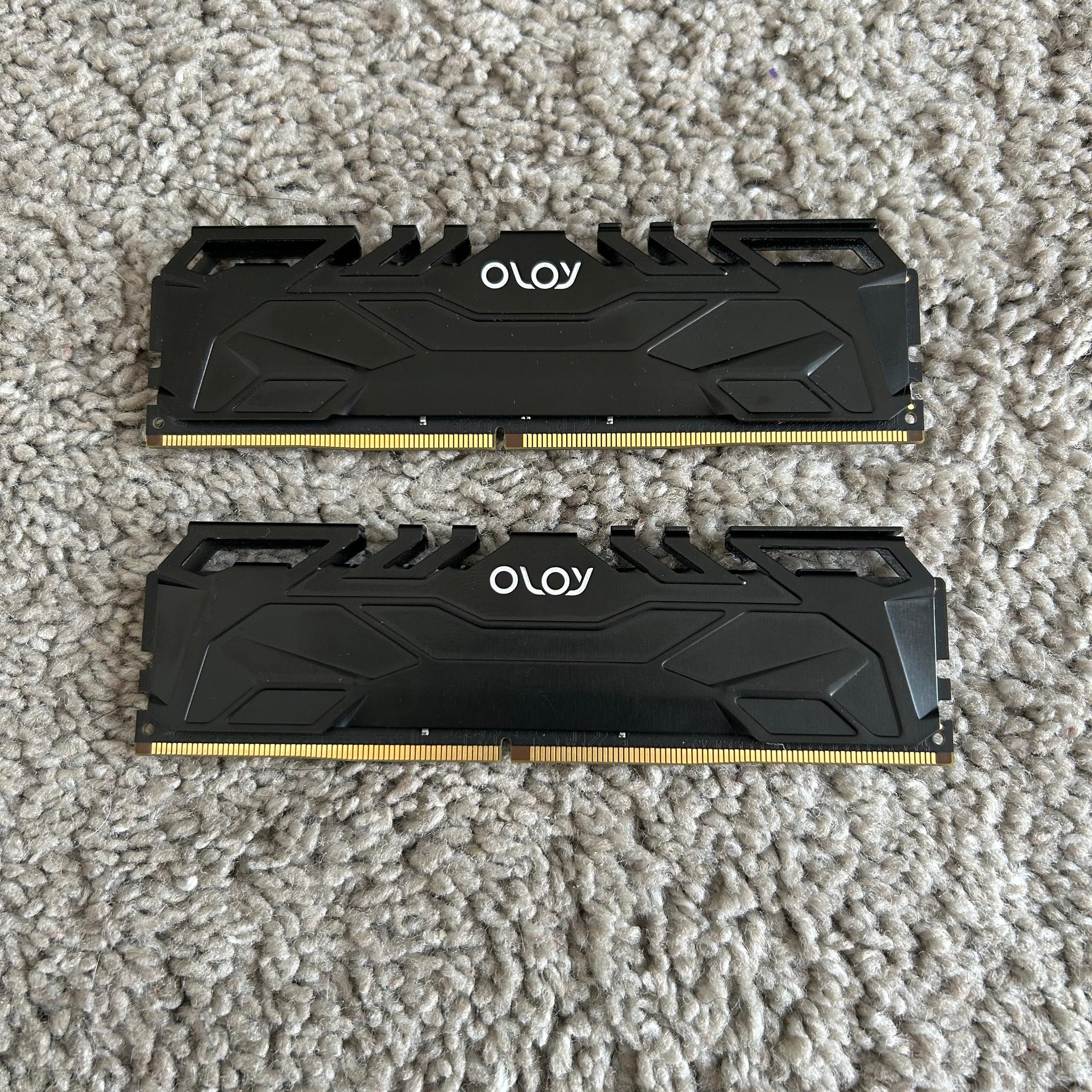 OLOy DDR4 RAM 32GB (2x16GB) Black Owl 3600 MHz CL18