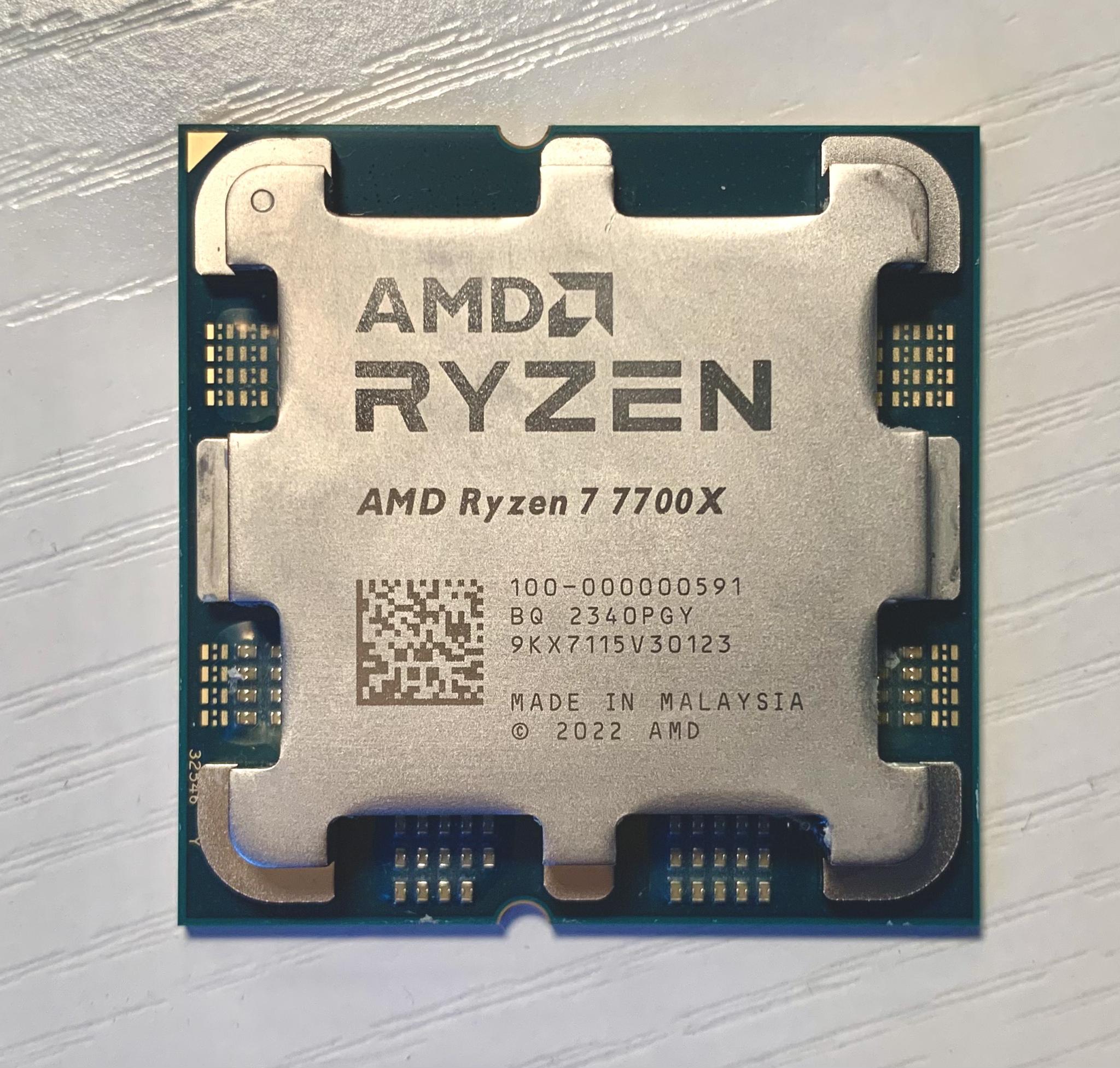 AMD Ryzen 7 7700X (8-core / 16-thread)