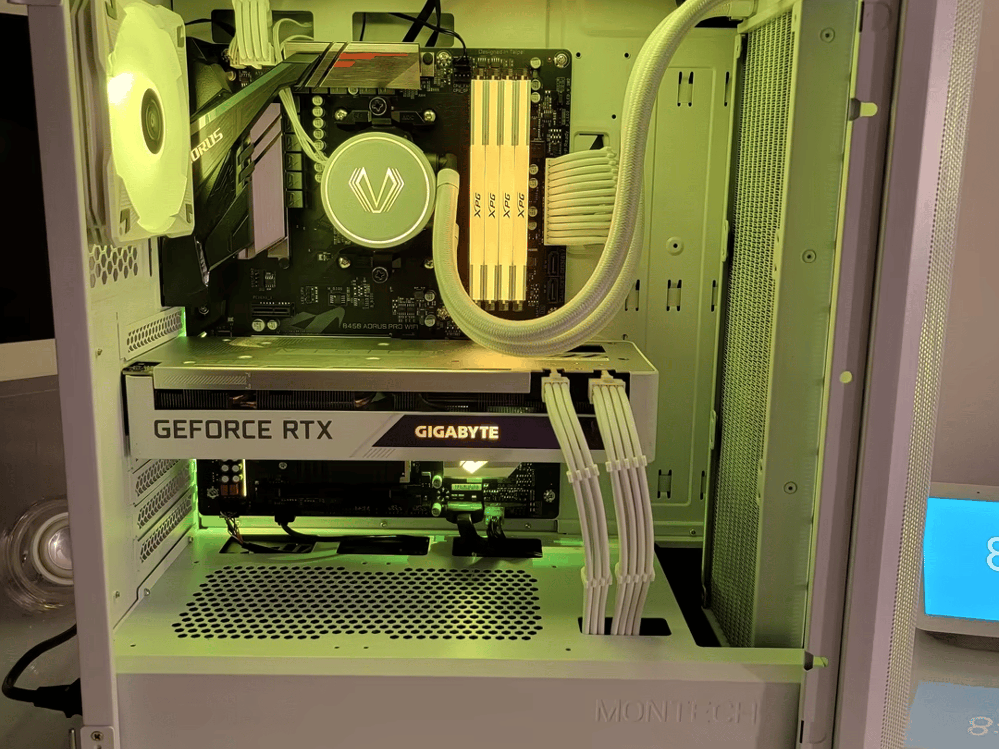 High End White Gaming PC - Ryzen 9 3900x | 32gb DDR4 | RTX 3070 Vision | 1tb NVMe | Water Cooling 