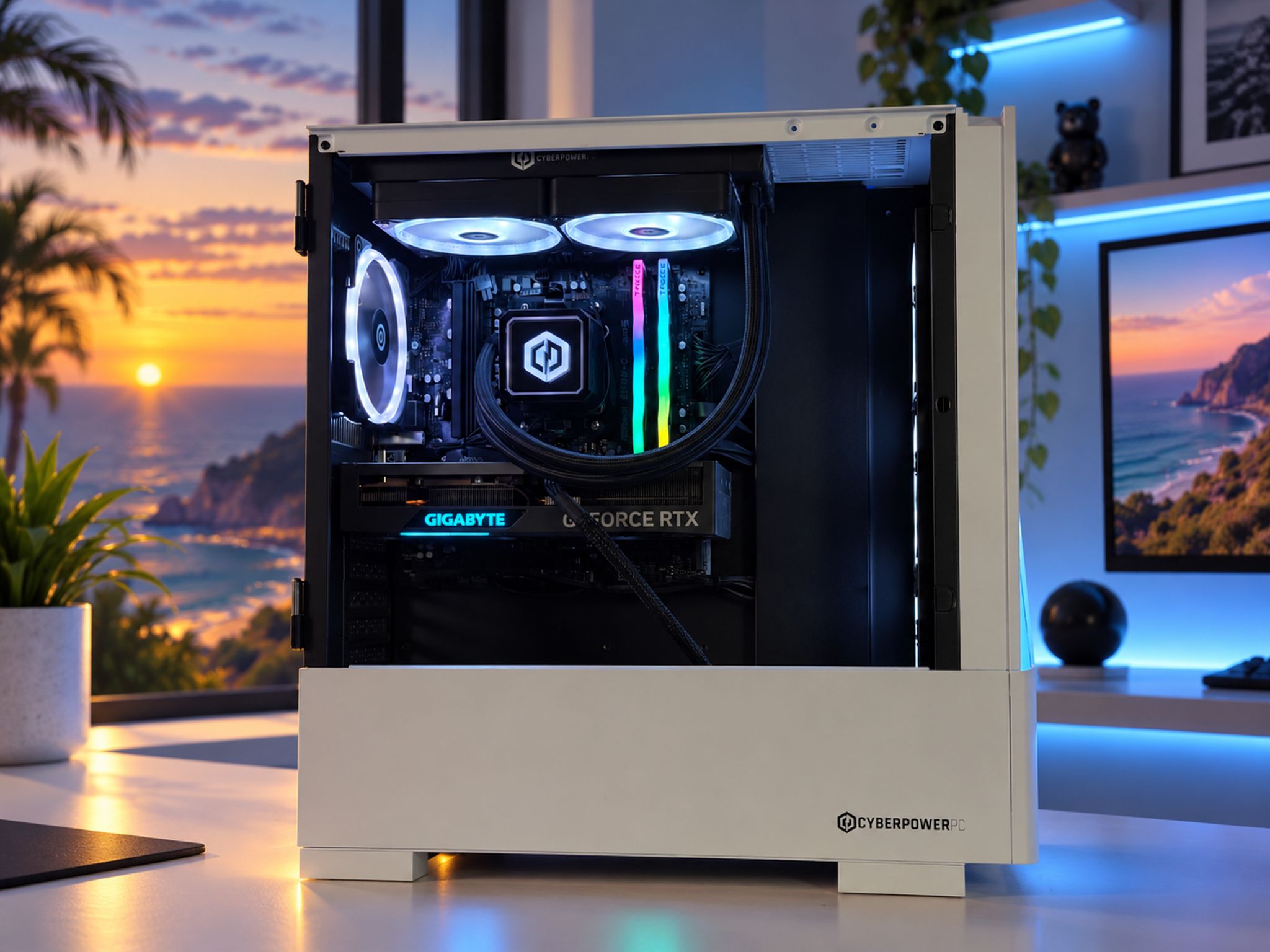 🌊 OASIS Gaming PC | RTX 4070 Super | Ryzen 7 7800X3D | 32GB DDR5 | 2TB NVME | WIFI + BT | FREE SHIP