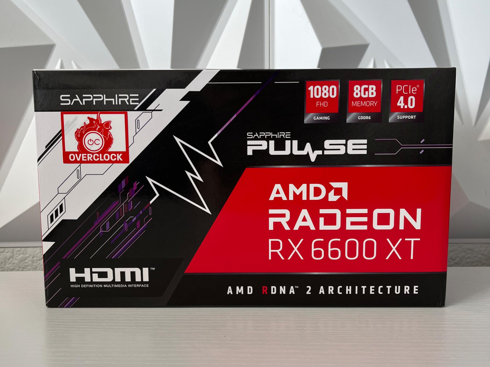 Sapphire Pulse RX 6600 XT OC 8GB