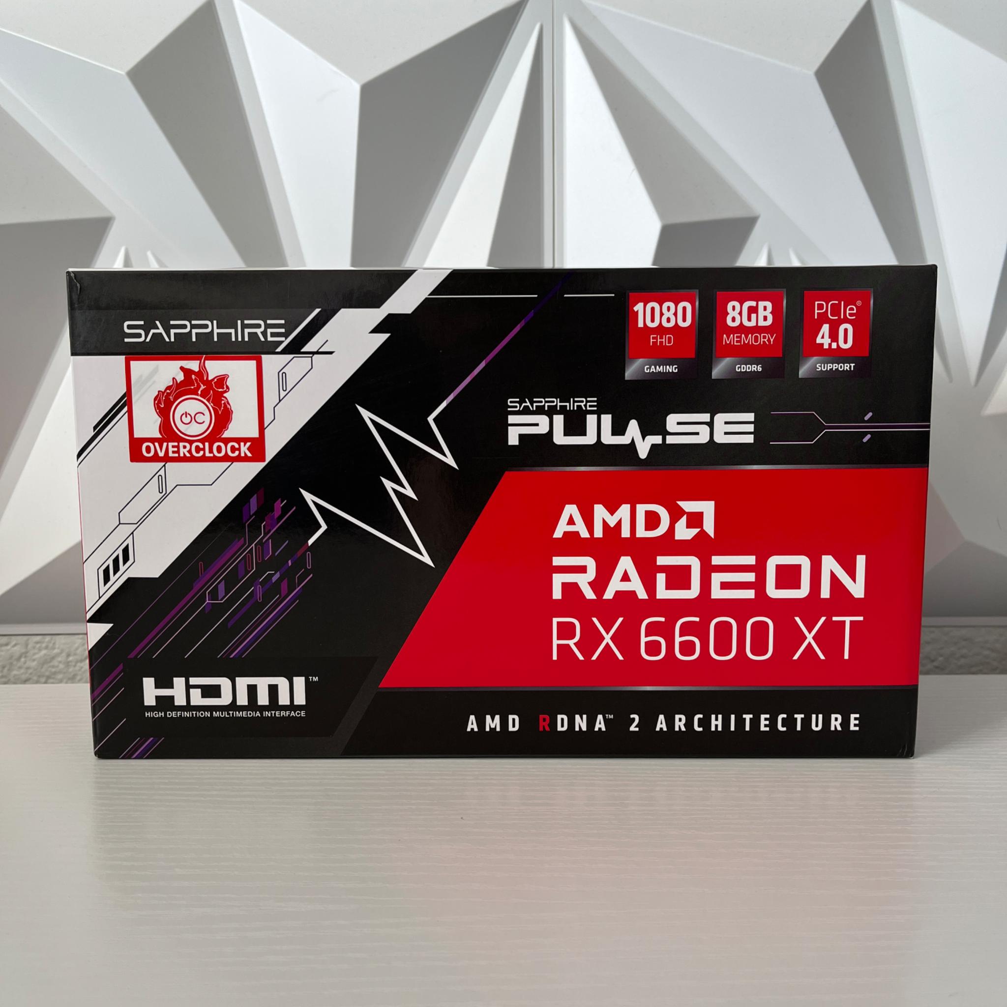 Sapphire Pulse RX 6600 XT OC 8GB