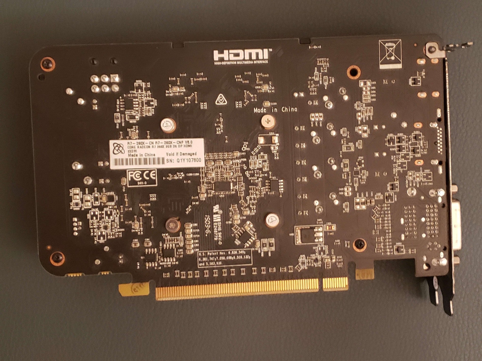 (USED) XFX Radeon R7 260X 2 GB Core Edition Video Card