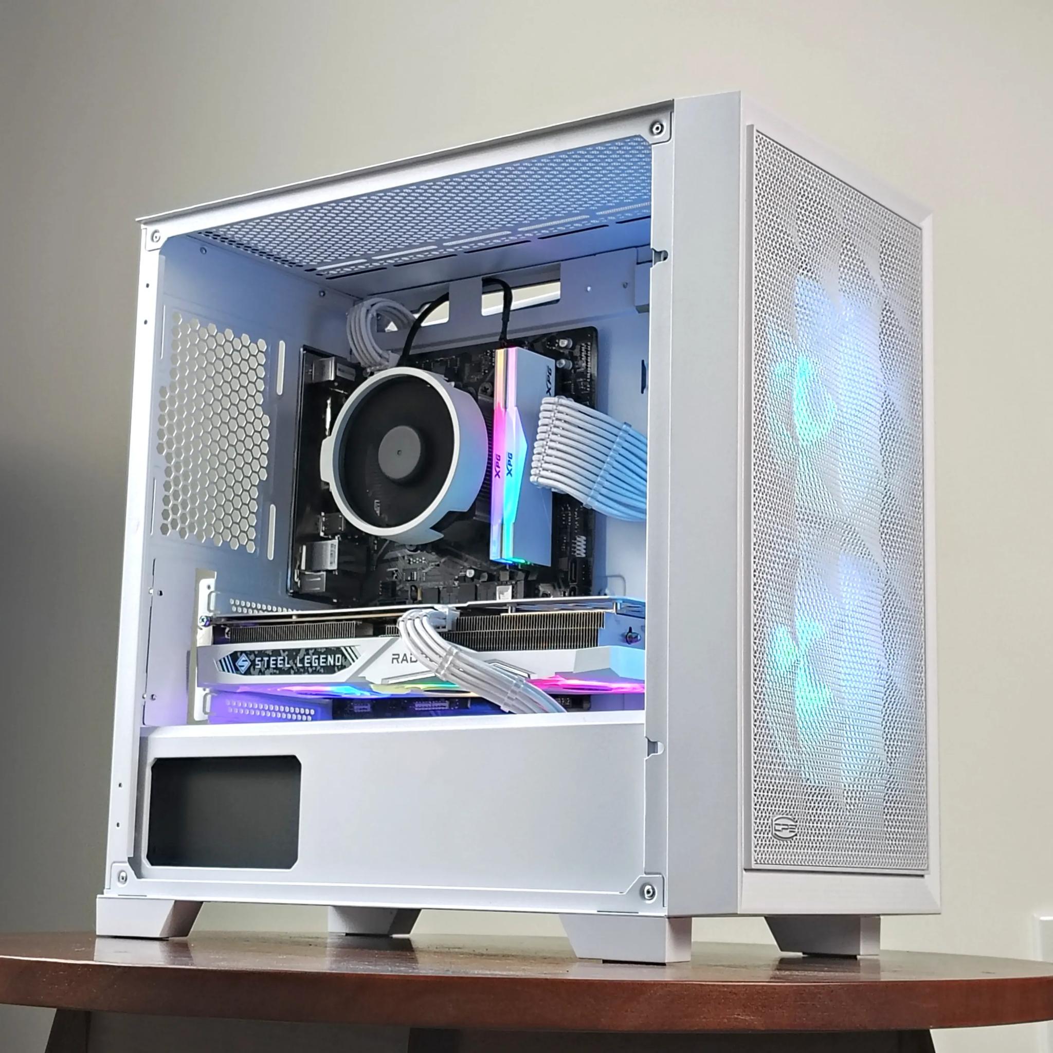 ULTRA VALUE SALE 🧭 North | R5-5500, RX 7600, 16GB DDR4 RAM RGB Gaming PC