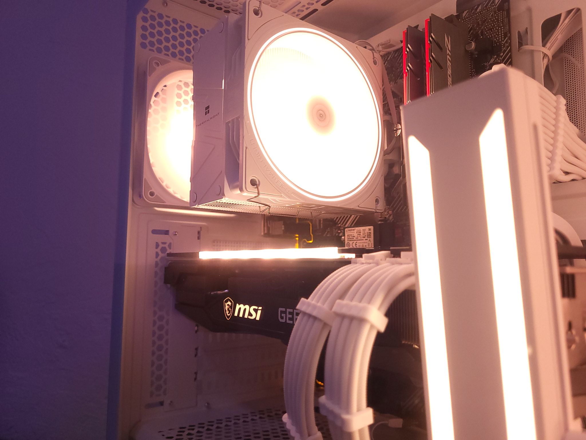 🍀SPRING SALE🍀 White Gaming PC: RTX 3070 | I5 10400F | 32GB RAM | 1.25TB SSD | WiFi | ARGB
