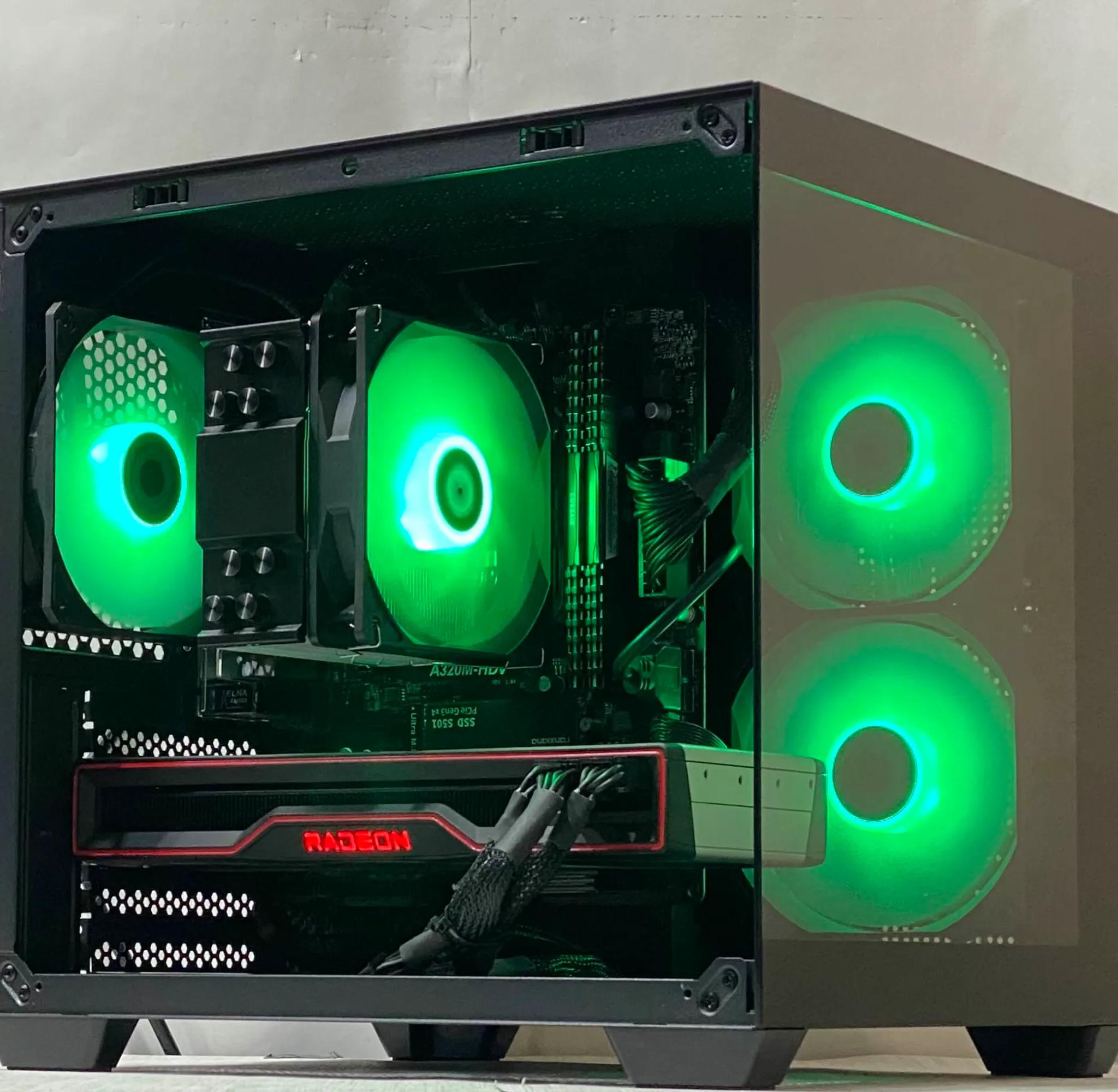 RX 6800, Ryzen 5 5600, 16GB DDR4, 1TB NVMe SSD, WiFi - Gaming PC