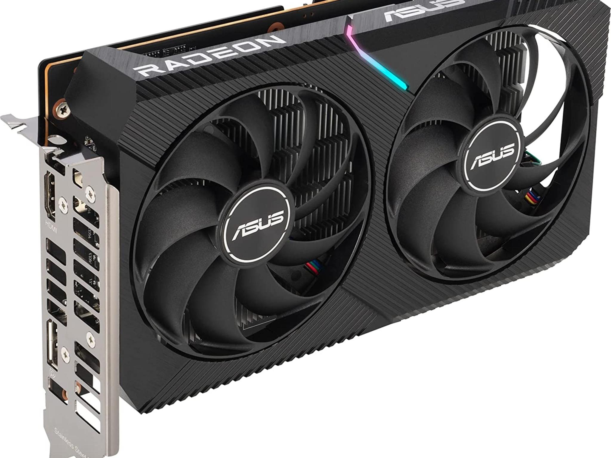 ASUS Radeon RX 6400 4GB Dual GDDR6 DUAL-RX6400-4G Video Graphics Card GPU