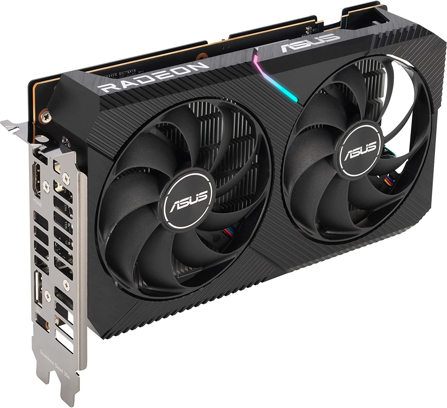 ASUS Radeon RX 6400 4GB Dual GDDR6 DUAL-RX6400-4G Video Graphics Card GPU