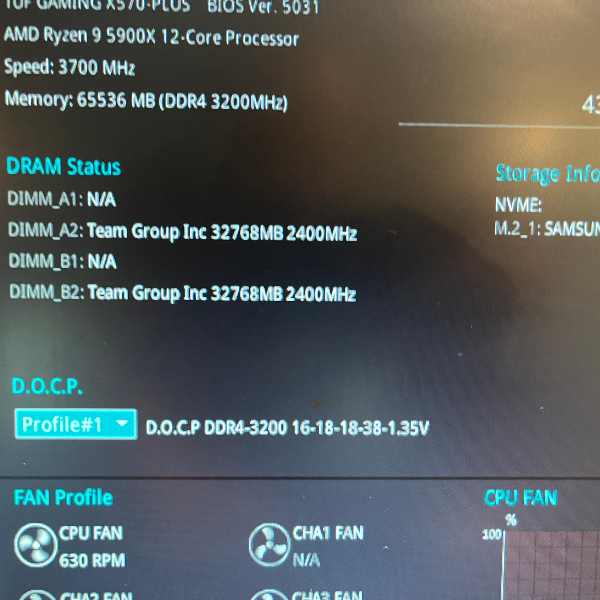 64GB TeamGroup VULCAN Z DDR4 DESKTOP MEMORY 3200MHz 2 x 32GB