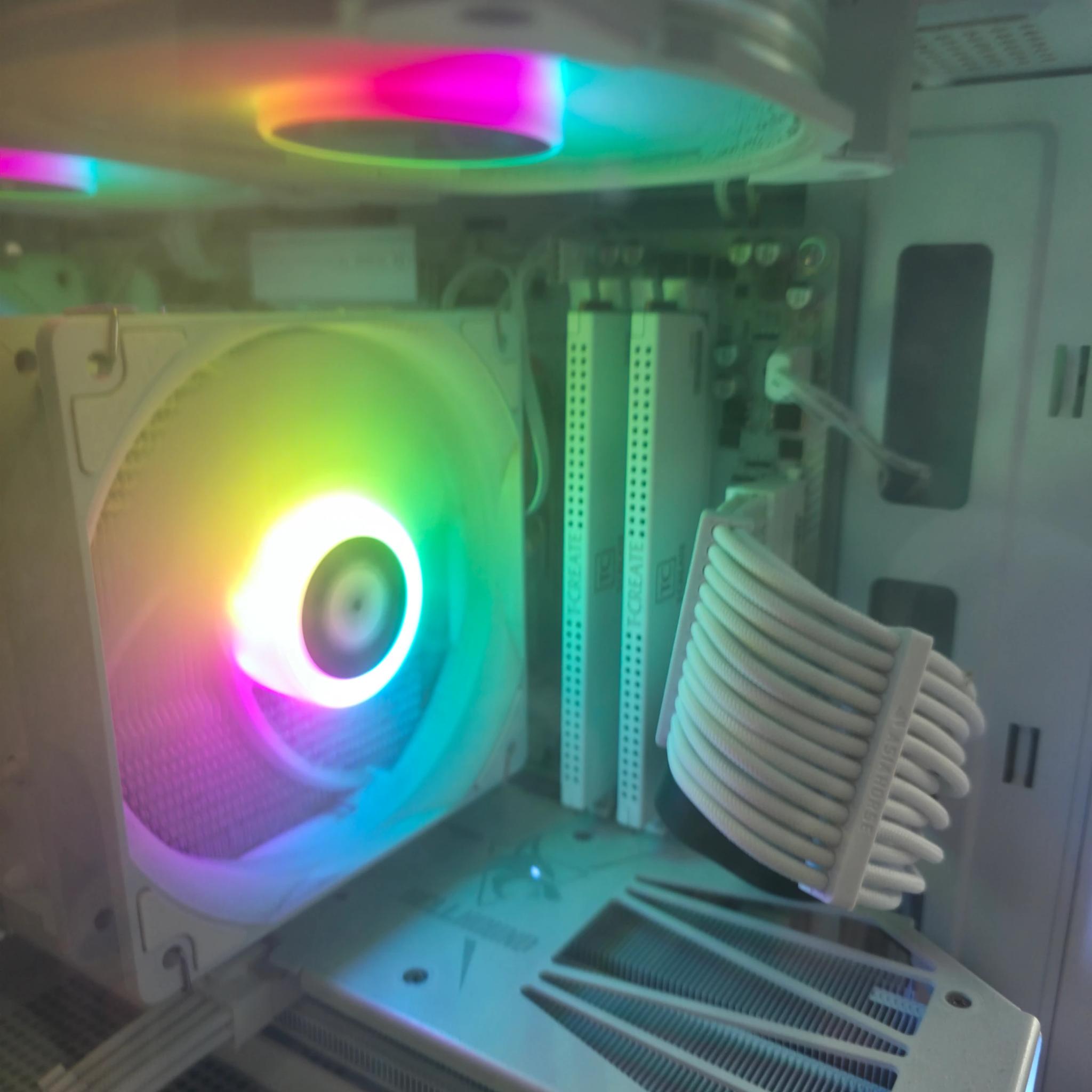 Custom Gaming PC Build:rx 9060xt 16GB, amd ryzen 5 7600x, 32GB RAM, 2TB ssd, fully modular PSU.