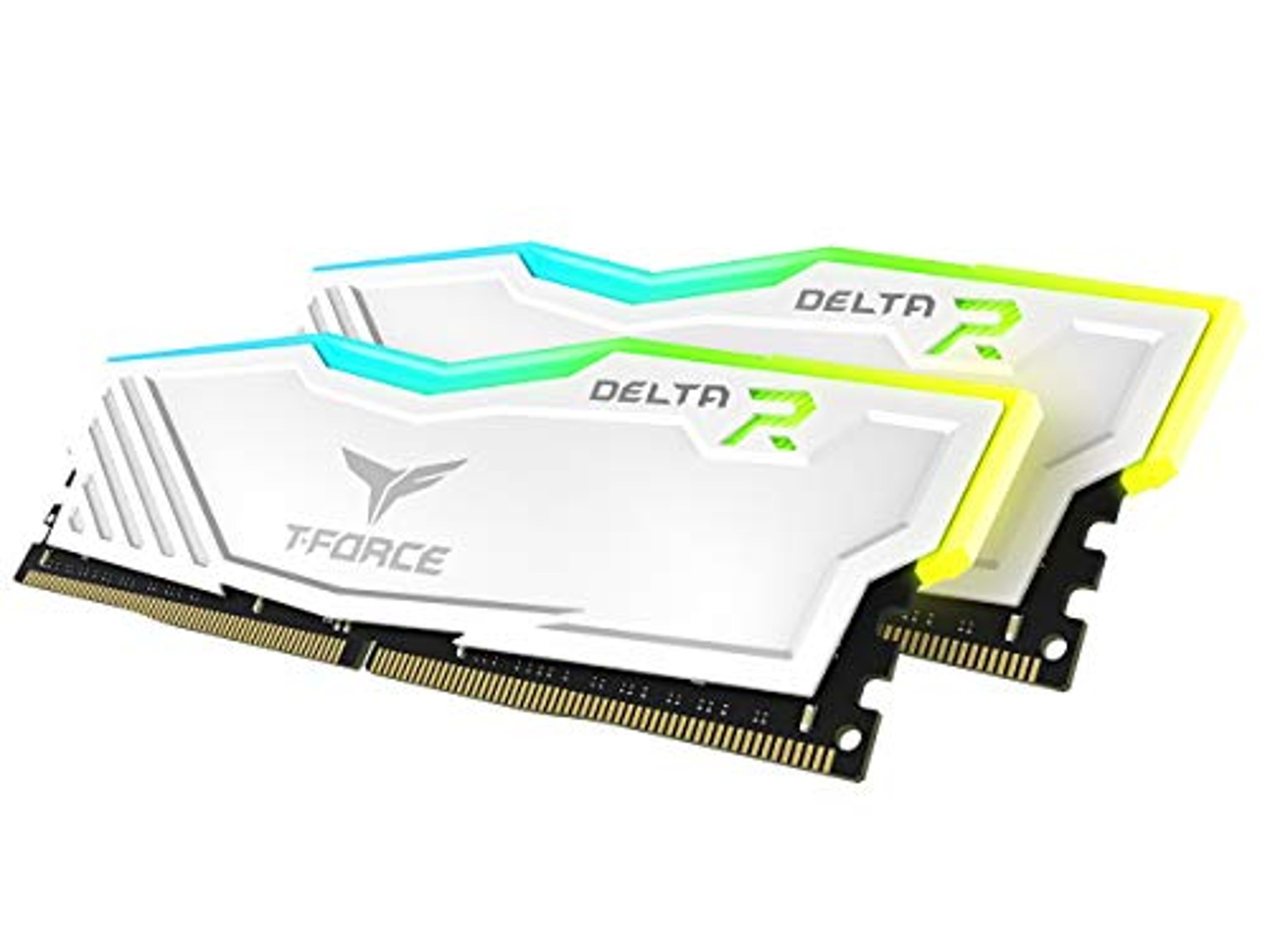 DDR4 32GB (2x16GB) 3200MHz CL16 RAM T-Force Delta RGB White, Used-Open Box