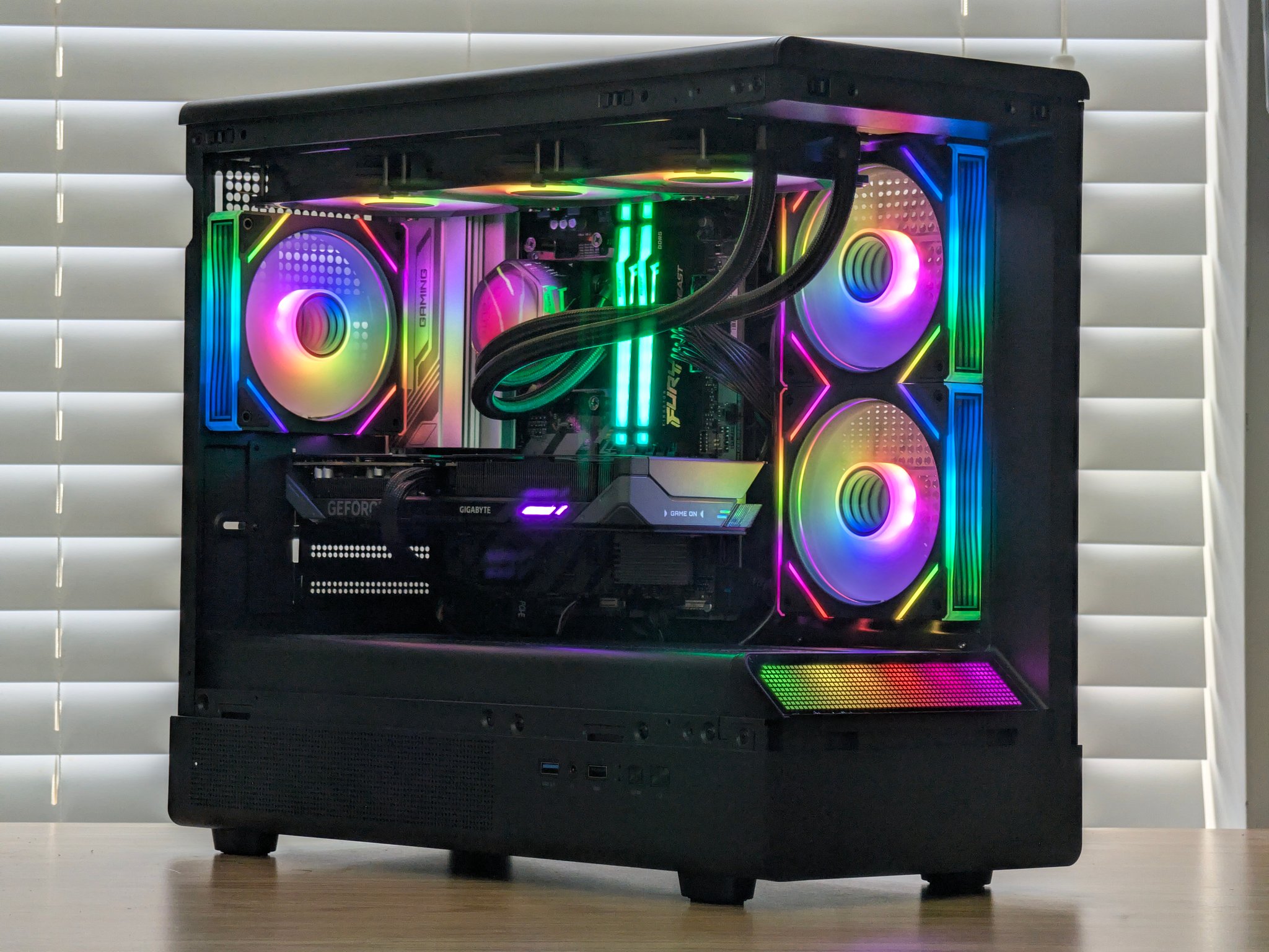 🌈🖤Ryzen 5 7600x | RTX 5060Ti 16GB | 32GB DDR5 | 2TB SSD | Gaming PC🖤🌈