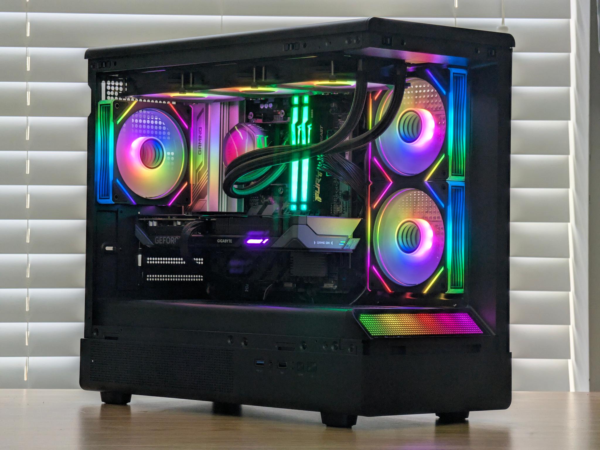 🌈🖤Ryzen 5 7600x | RTX 5060Ti 16GB | 32GB DDR5 | 2TB SSD | Gaming PC🖤🌈