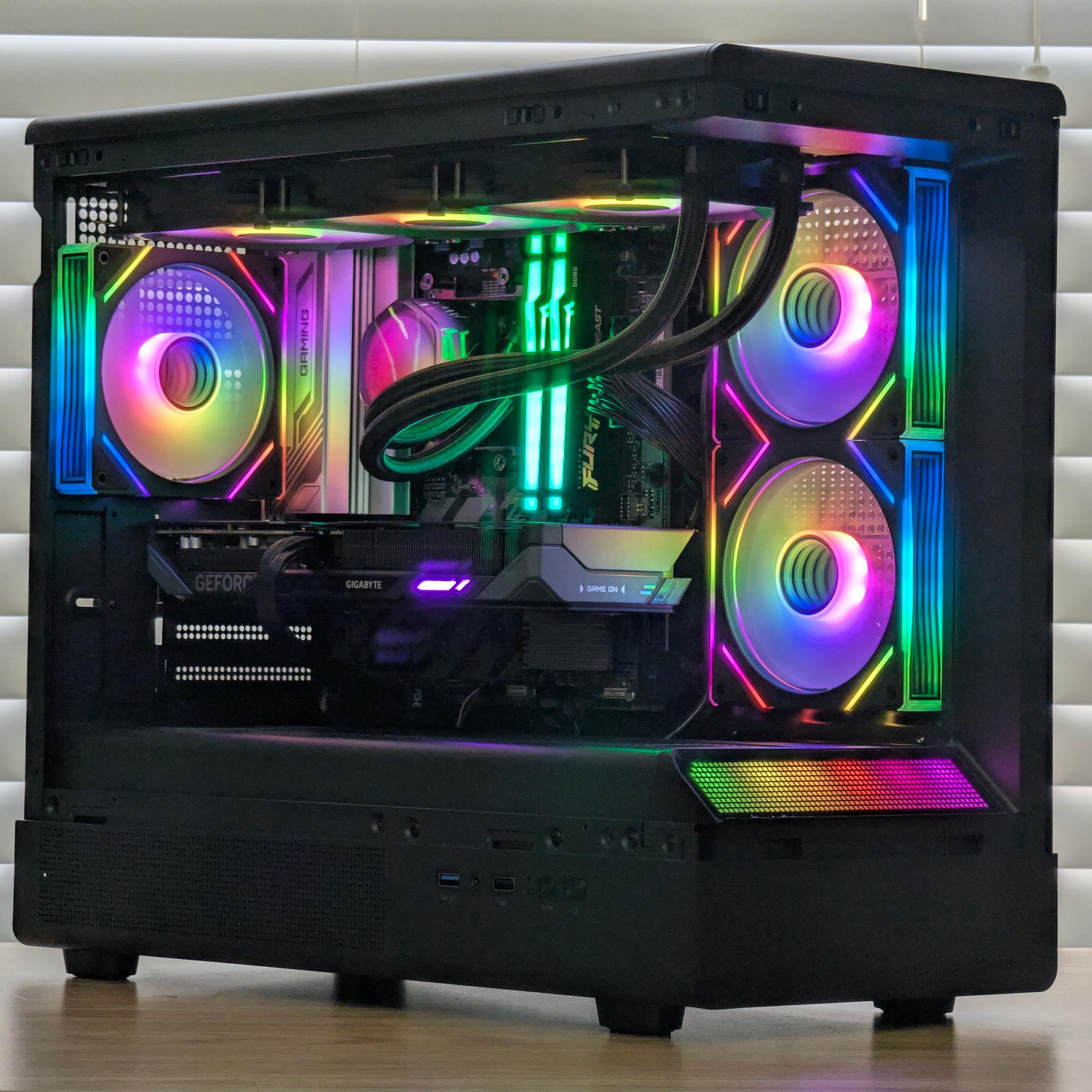 🌈🖤Ryzen 5 7600x | RTX 5060Ti 16GB | 32GB DDR5 | 2TB SSD | Gaming PC🖤🌈