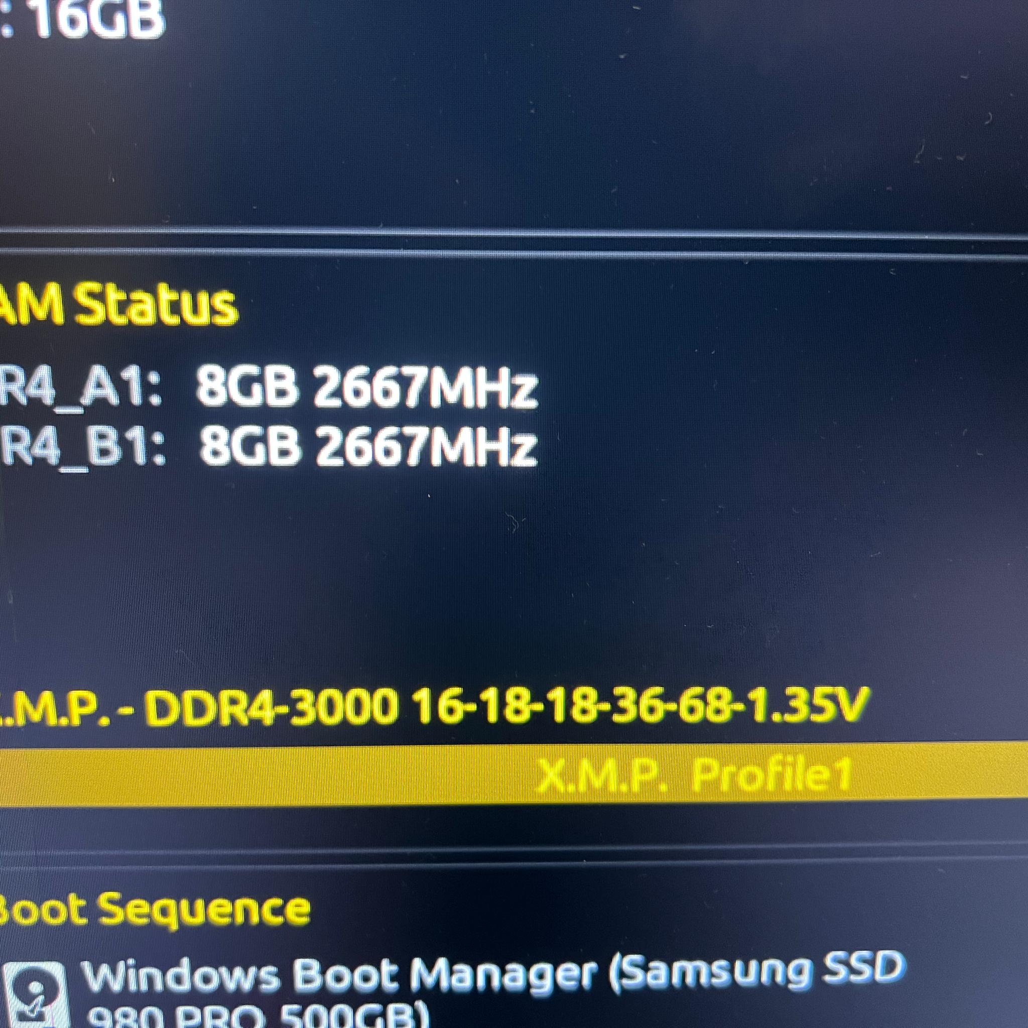 16GB (2x8GB) DDR4-3000MHz CL16 OLOY RAM Memory