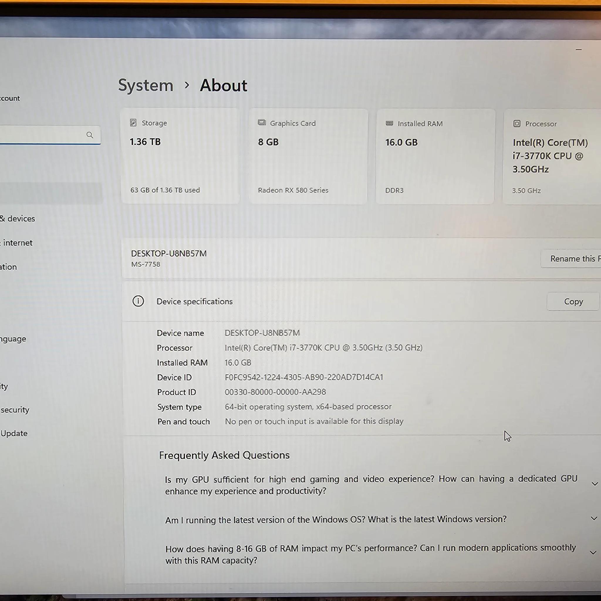 Entry level gaming PC