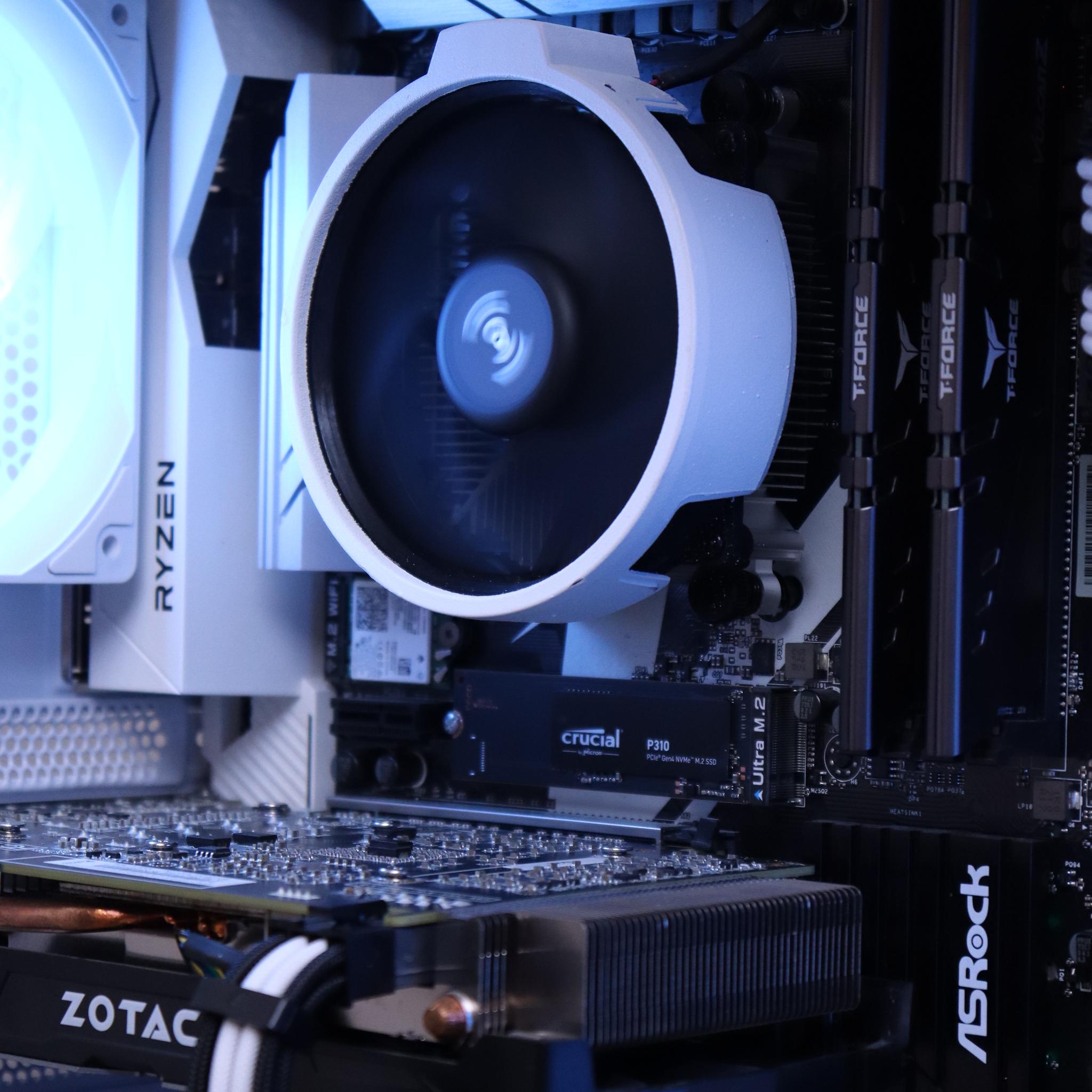 Black and White NVIDIA Gaming PC