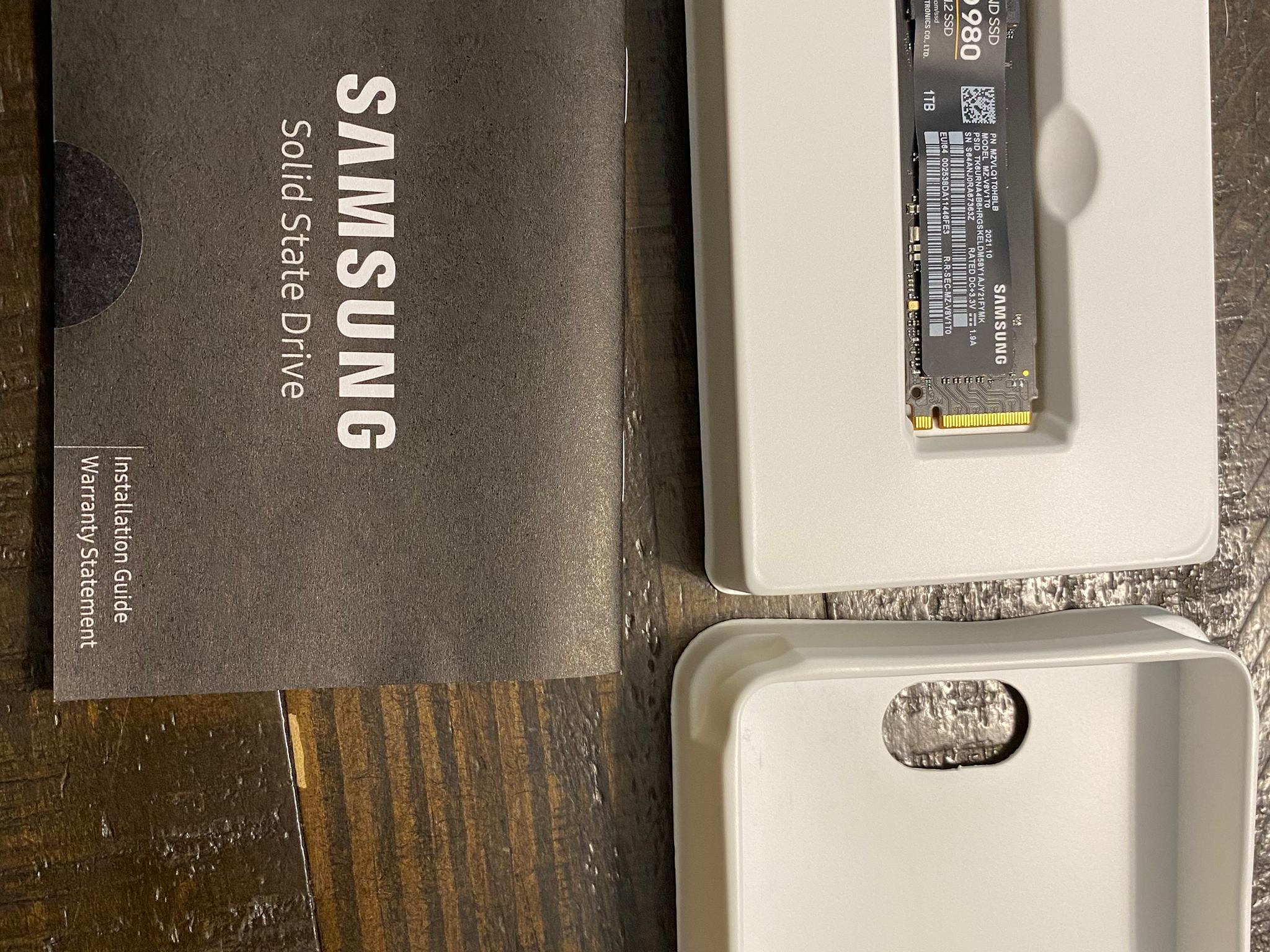 Samsung SD980 VNAND NVMe 1TB SSD