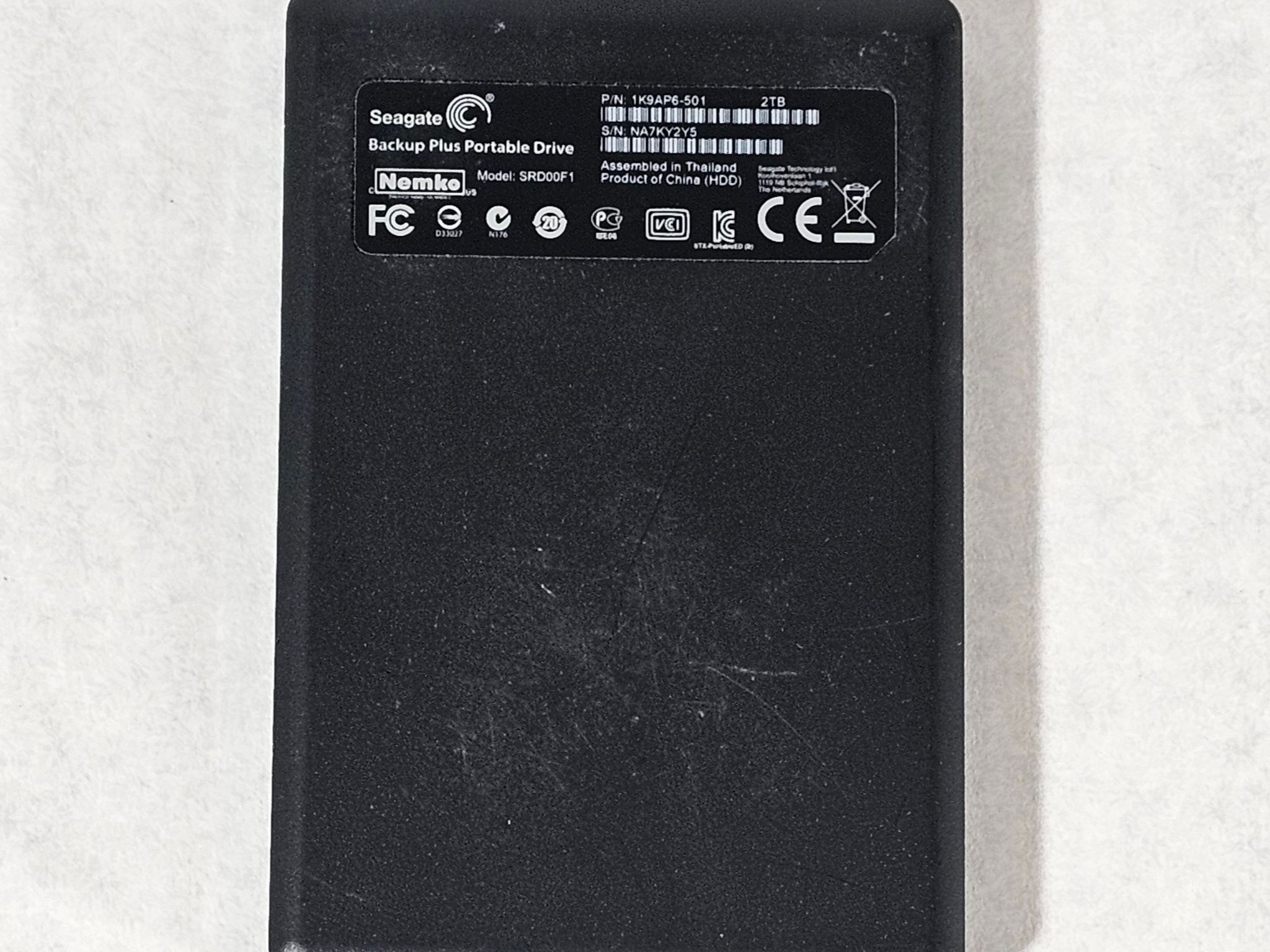 2TB Seagate USB External Hard Drive