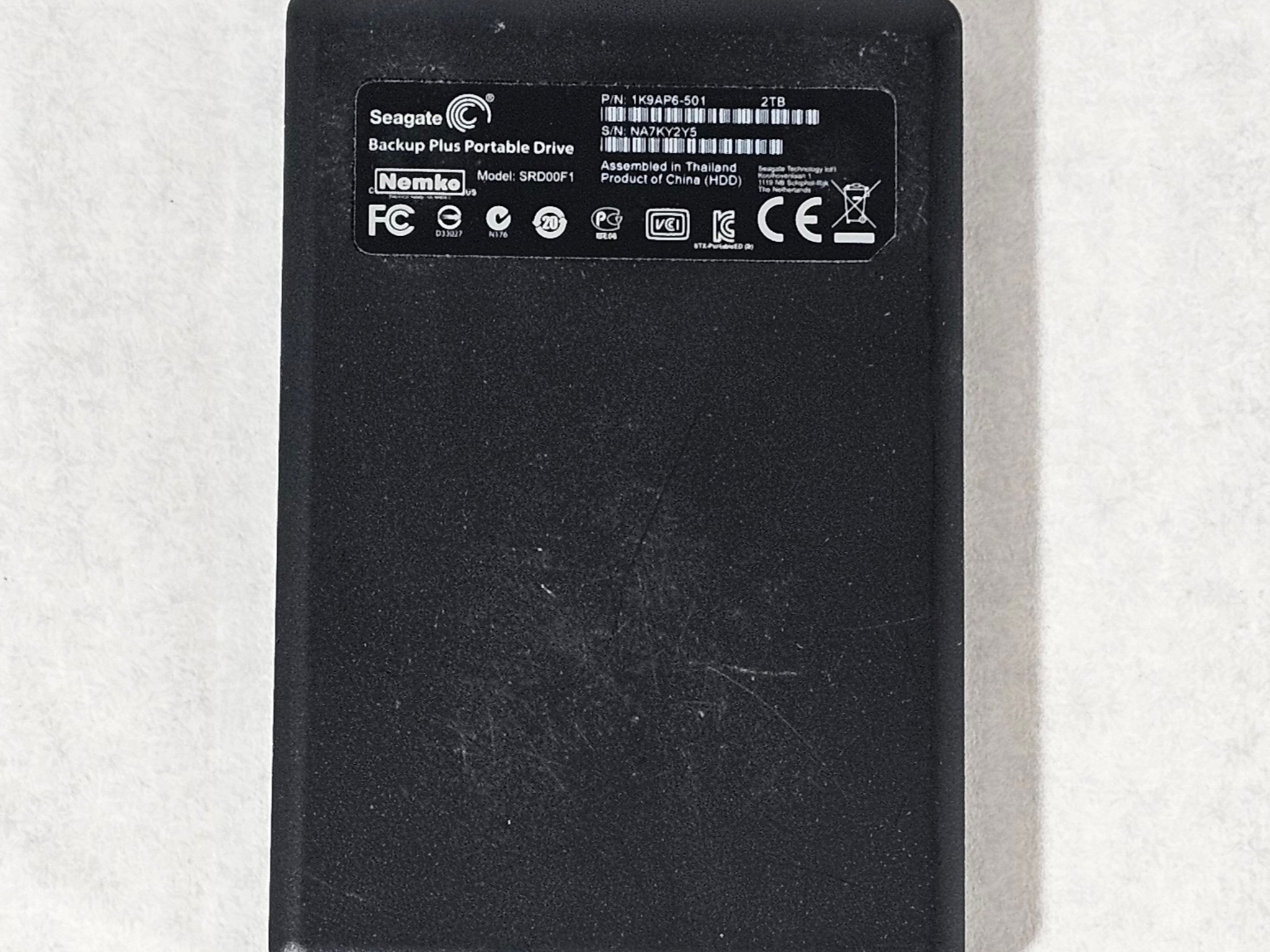 2TB Seagate USB External SSD Hard Drive