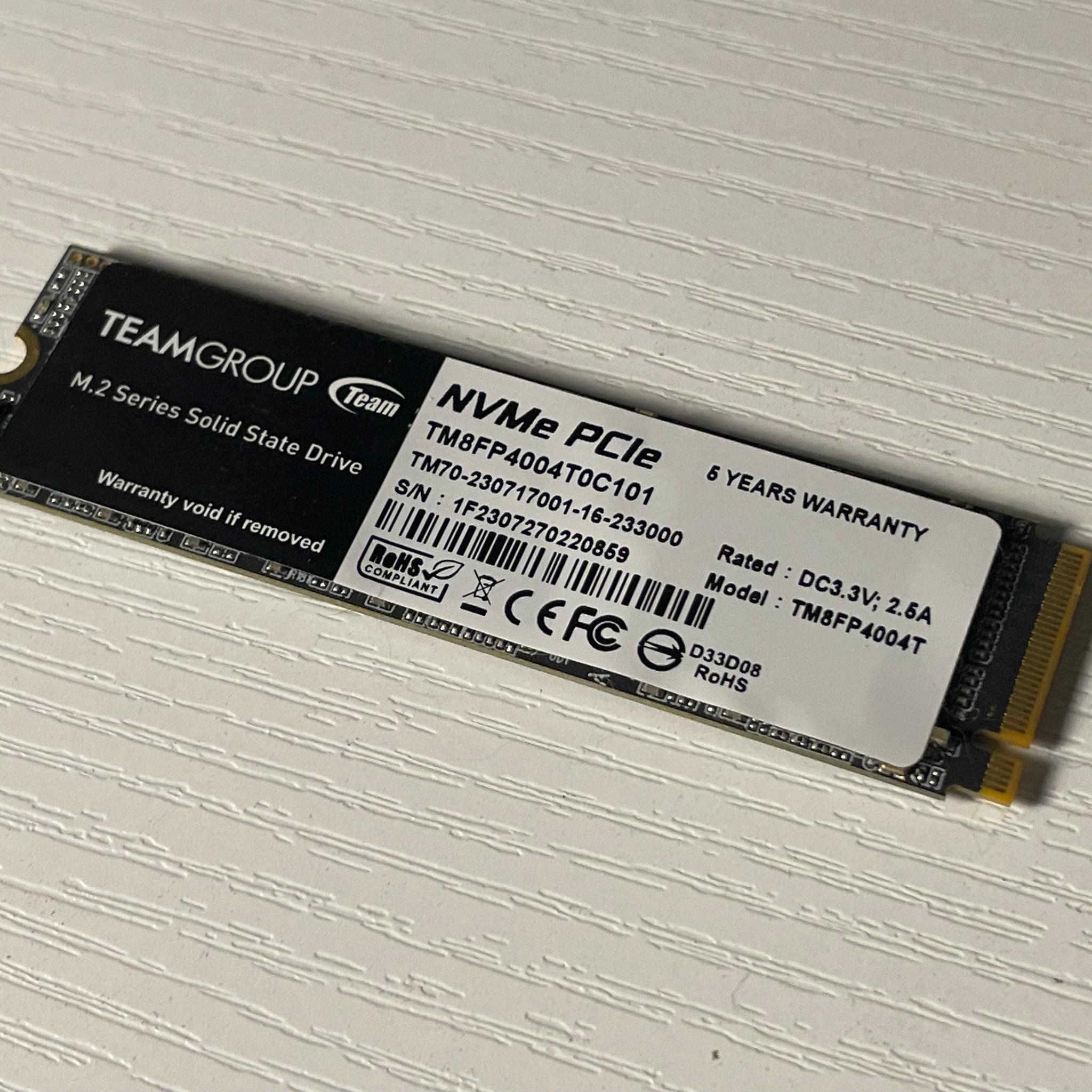 Teamgroup 4TB NVME SSD | FREE SHIP