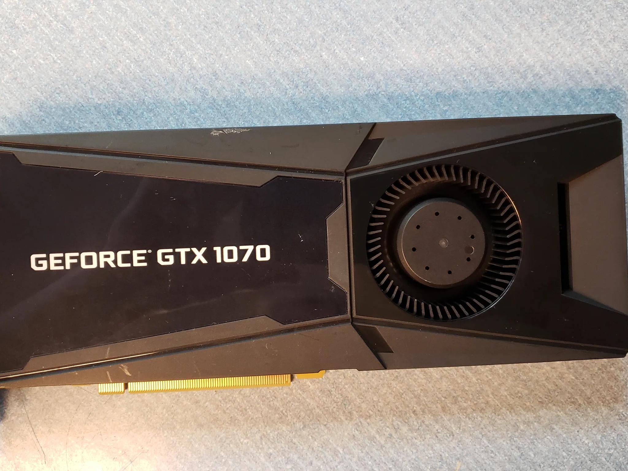 PNY GTX 1070 graphics card