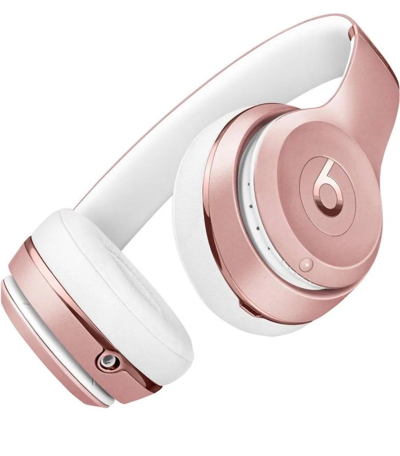 Beats Solo 3 Wireless On-Ear Headphones – Rose Gold