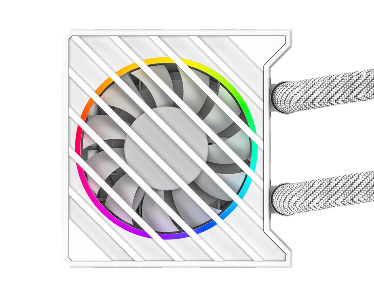 New White ID-COOLING DASHFLOW 360 XT LITE Liquid Cooler - 360mm Radiator