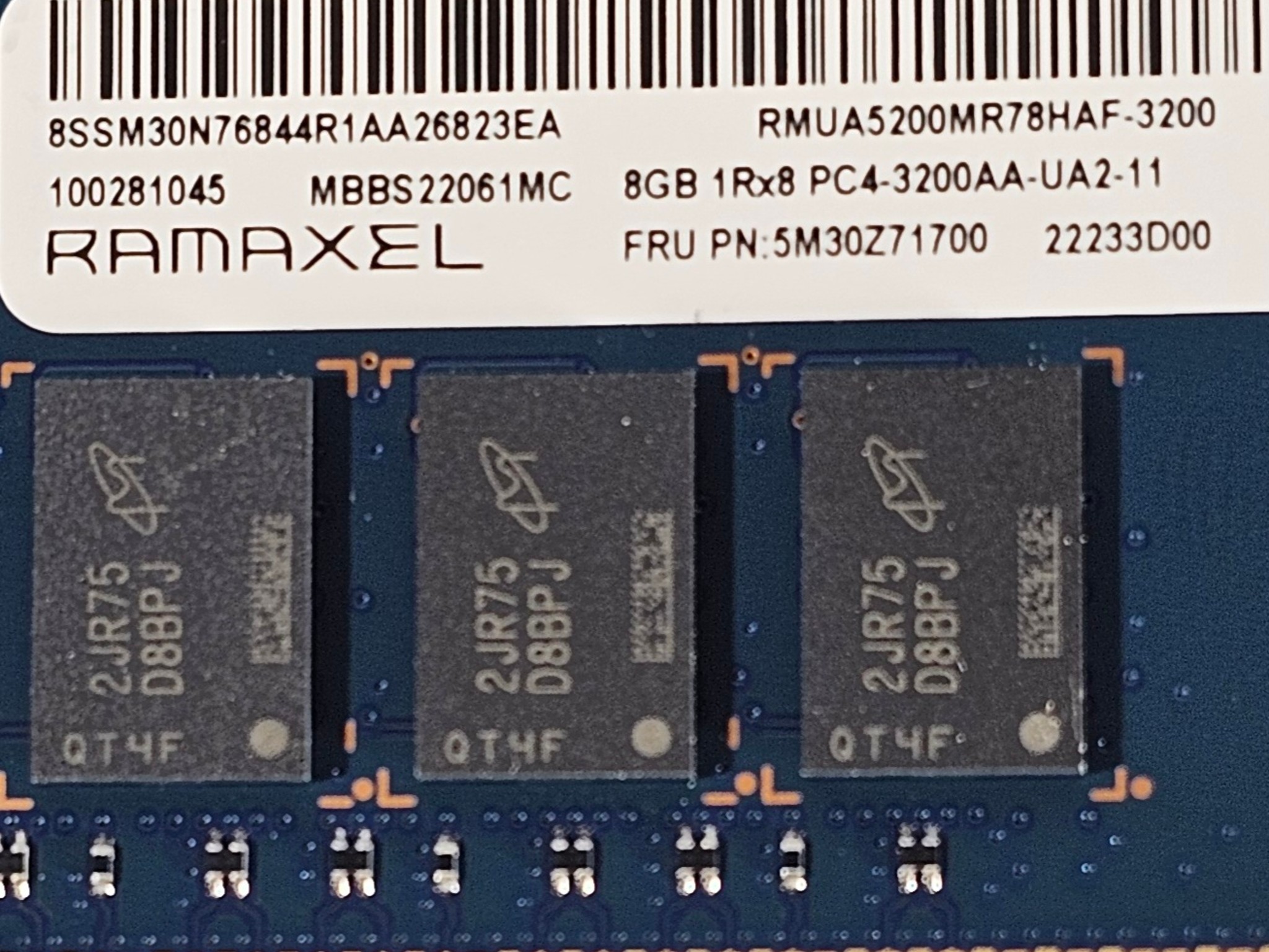 16GB DDR4 (2x8GB) CL22 3200MT/s Ramaxel